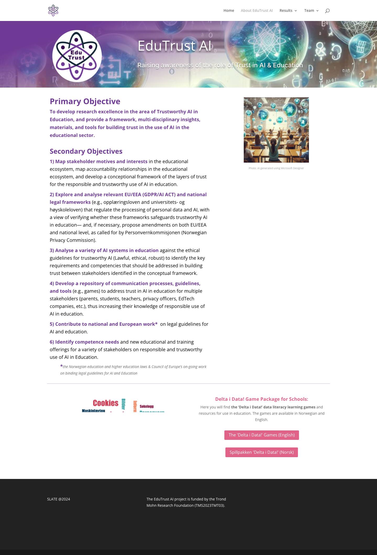 EDUTRUST AI | - Full Screenshot