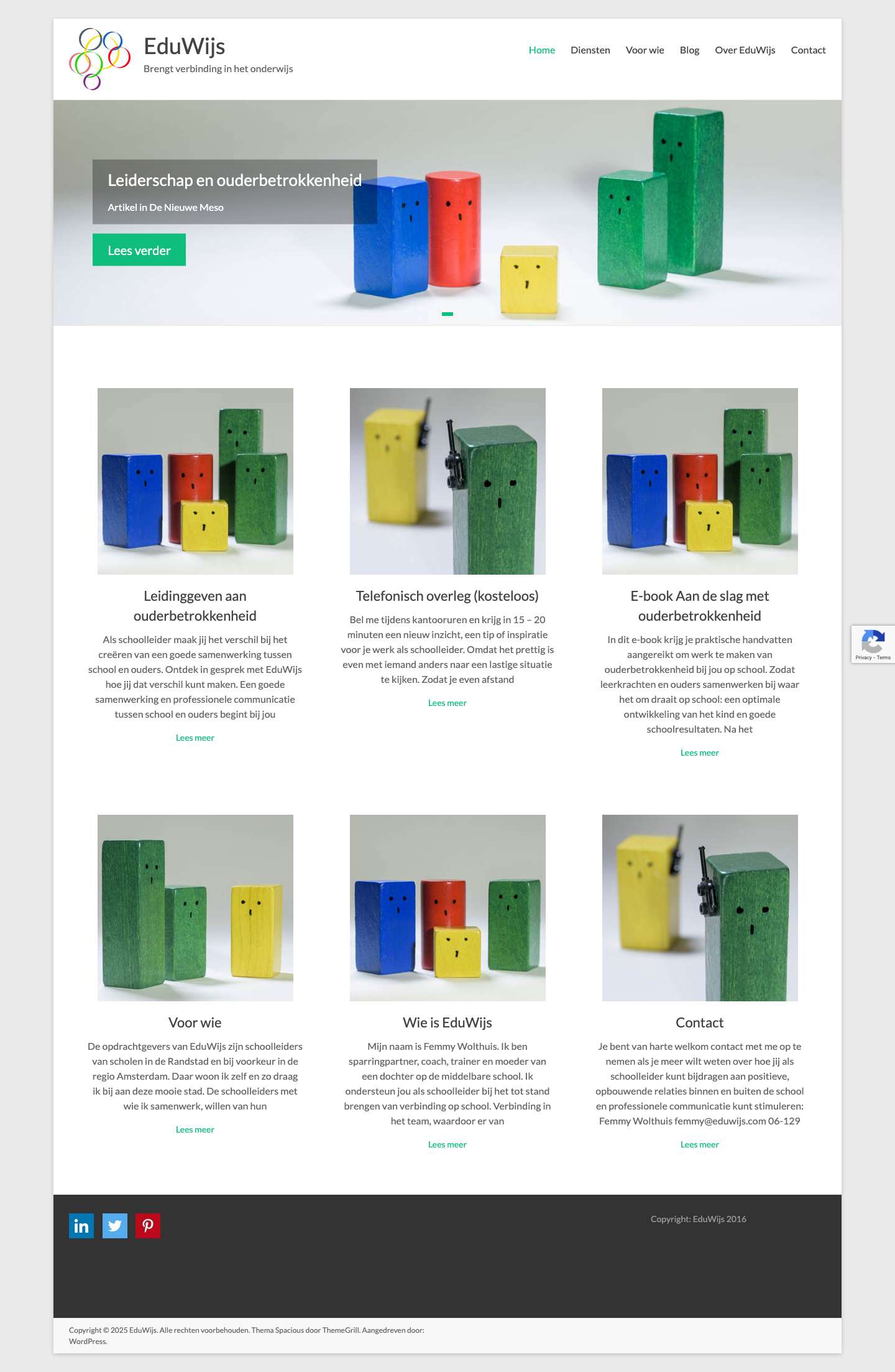 EduWijs – Brengt verbinding in het onderwijs - Full Screenshot