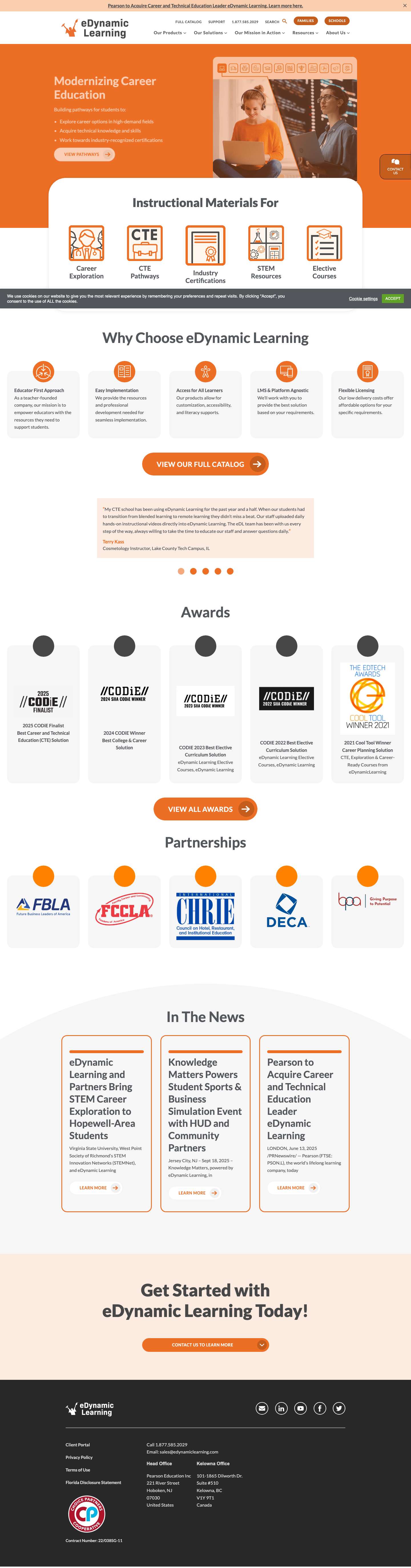 Explore. Engage. Experience. - eDynamic Learning - Full Screenshot