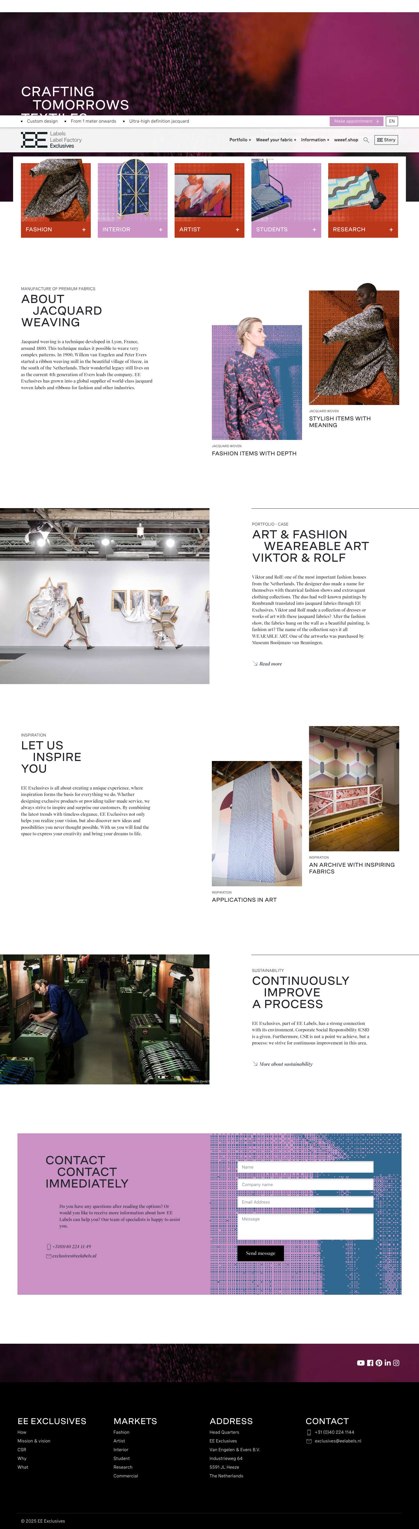 Homepage - EE Exclusives - Full Screenshot