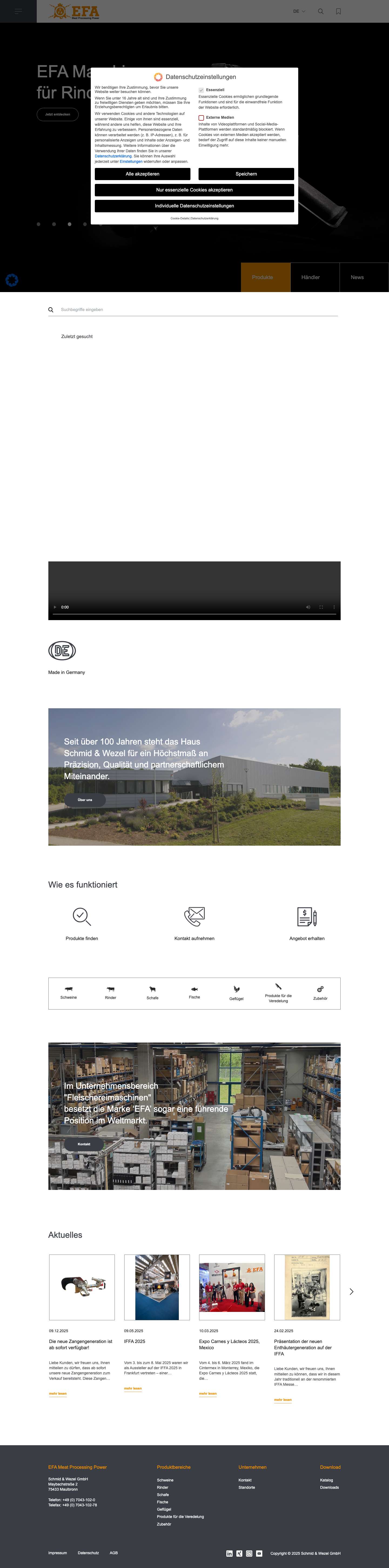 Home - EFA Germany - Full Screenshot