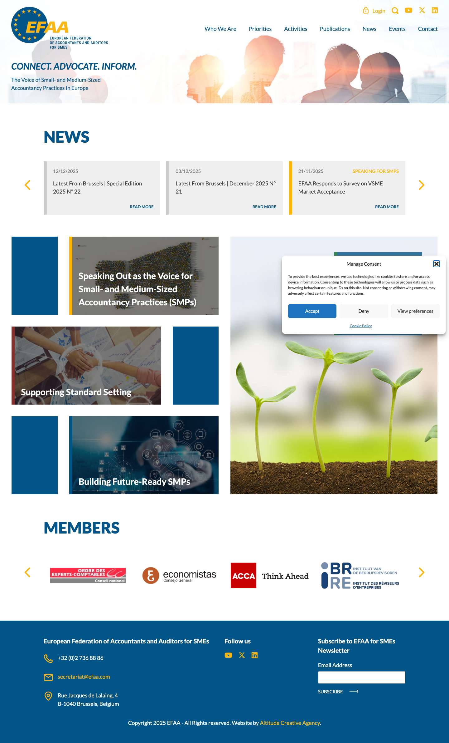Home - EFAA - Full Screenshot