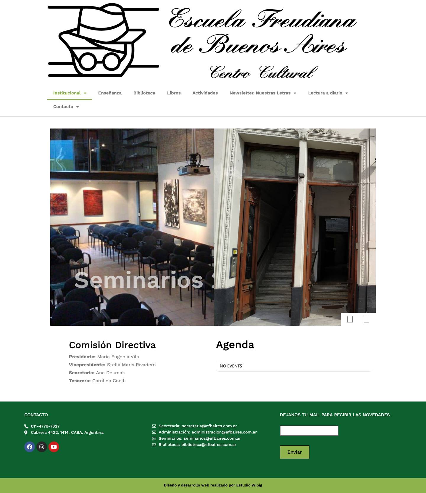 Escuela Freudiana de Buenos Aires – Centro Cultural - Full Screenshot