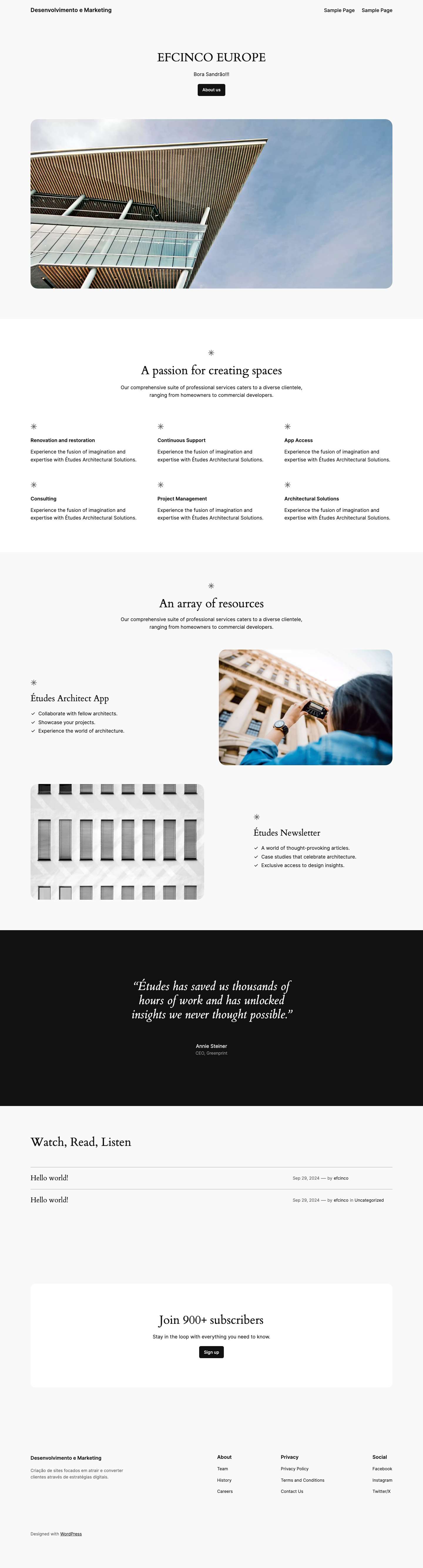 Desenvolvimento e Marketing – Criação de sites focados em atrair e converter clientes através de estratégias digitais. - Full Screenshot