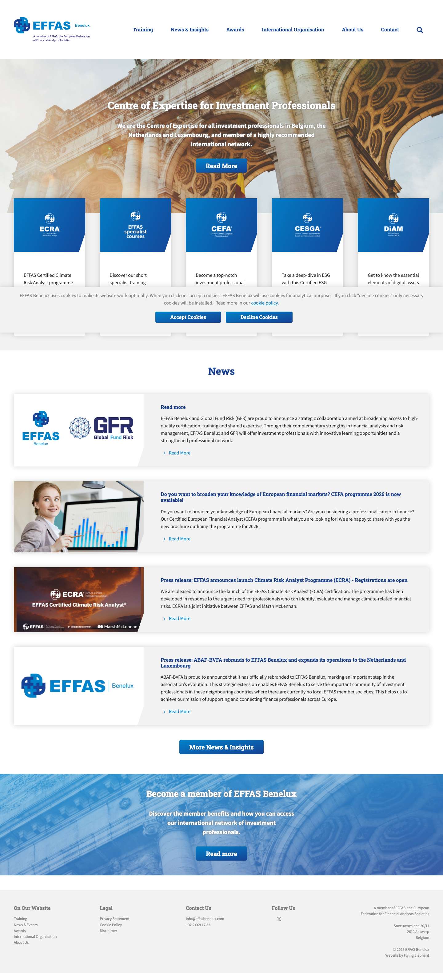 Home » EFFAS Benelux - Full Screenshot