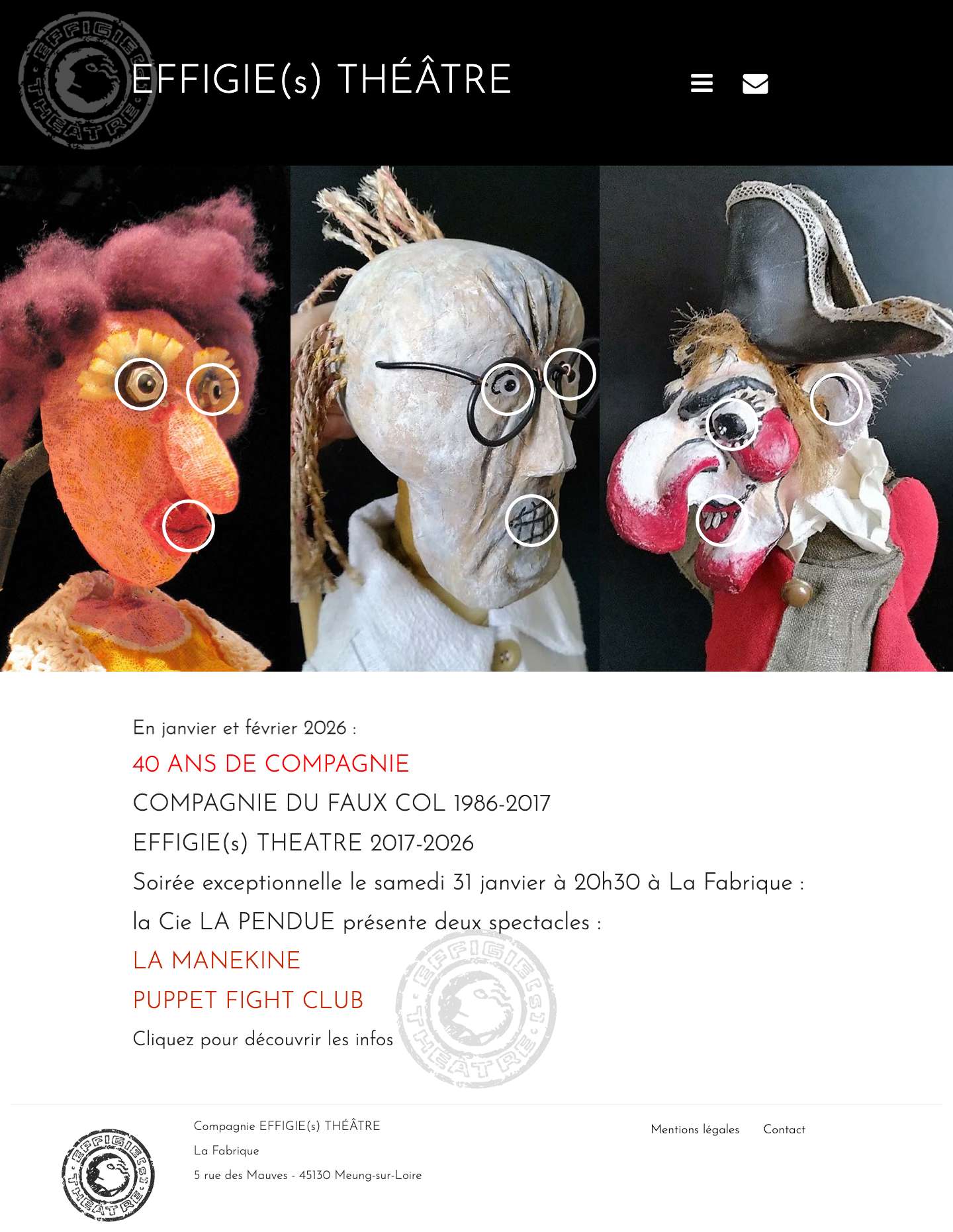 EFFIGIE(s) THÉÂTRE – EFFIGIE(s) THÉÂTRE - Full Screenshot