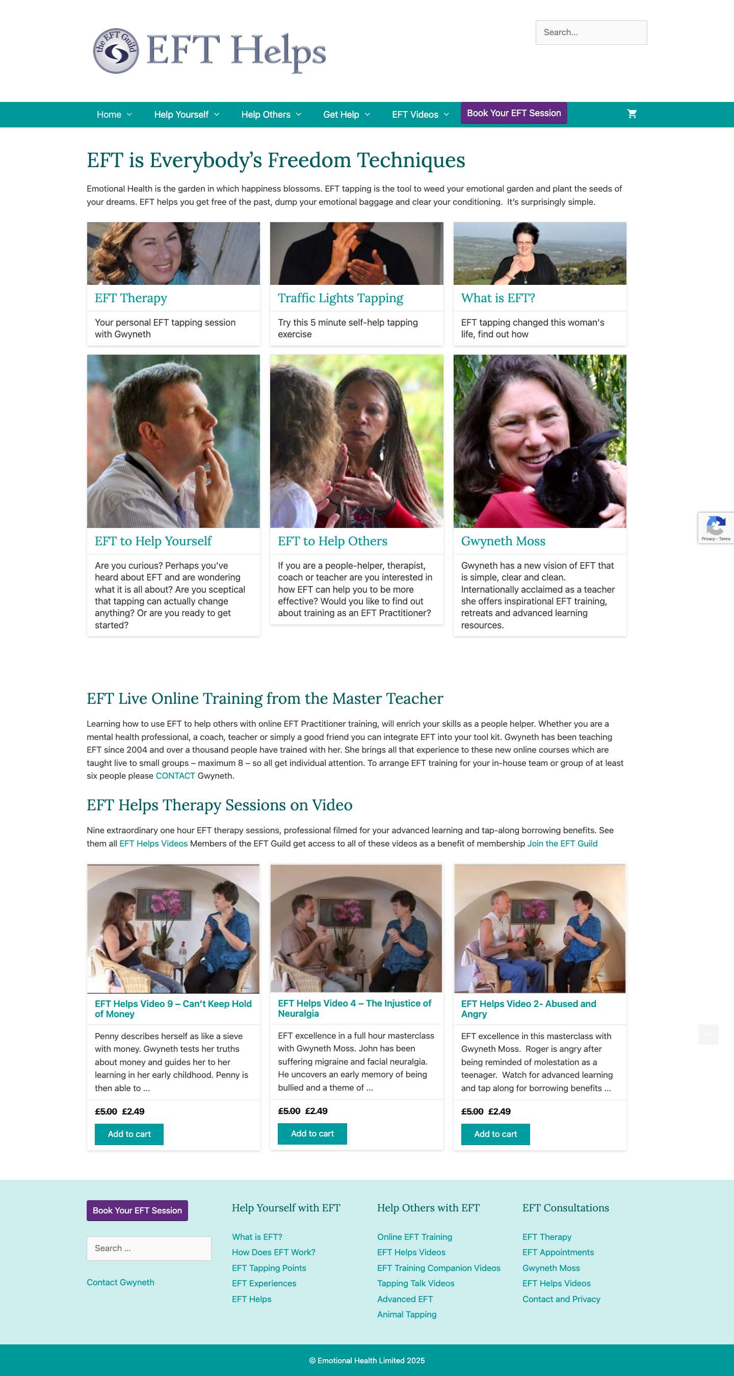 EFT Helps with Gwyneth Moss - Get Free of the Past and Live Your Life - Full Screenshot