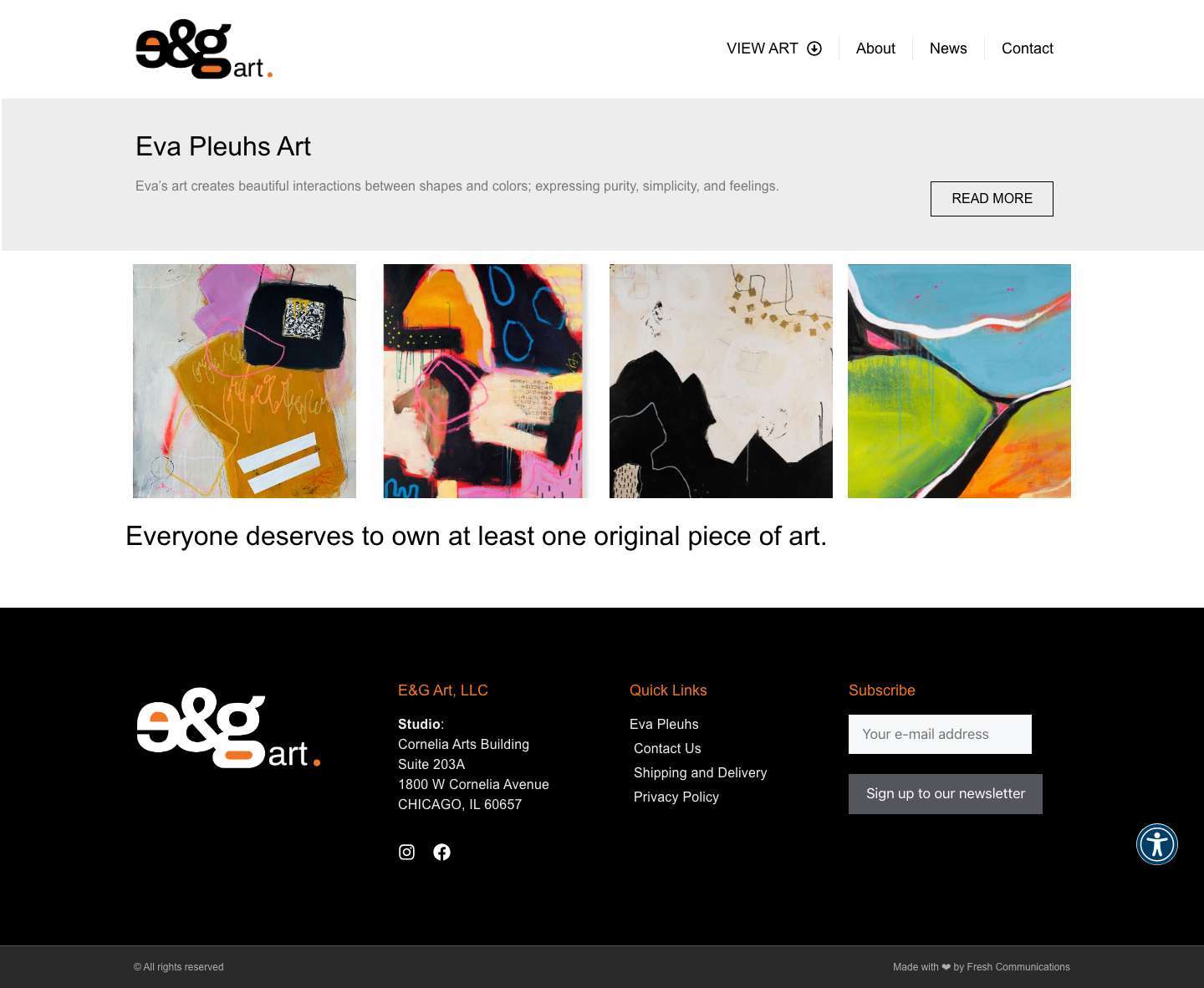 e&g Art. Gallery – Everyone deserves to own at least one original piece of art! - Full Screenshot