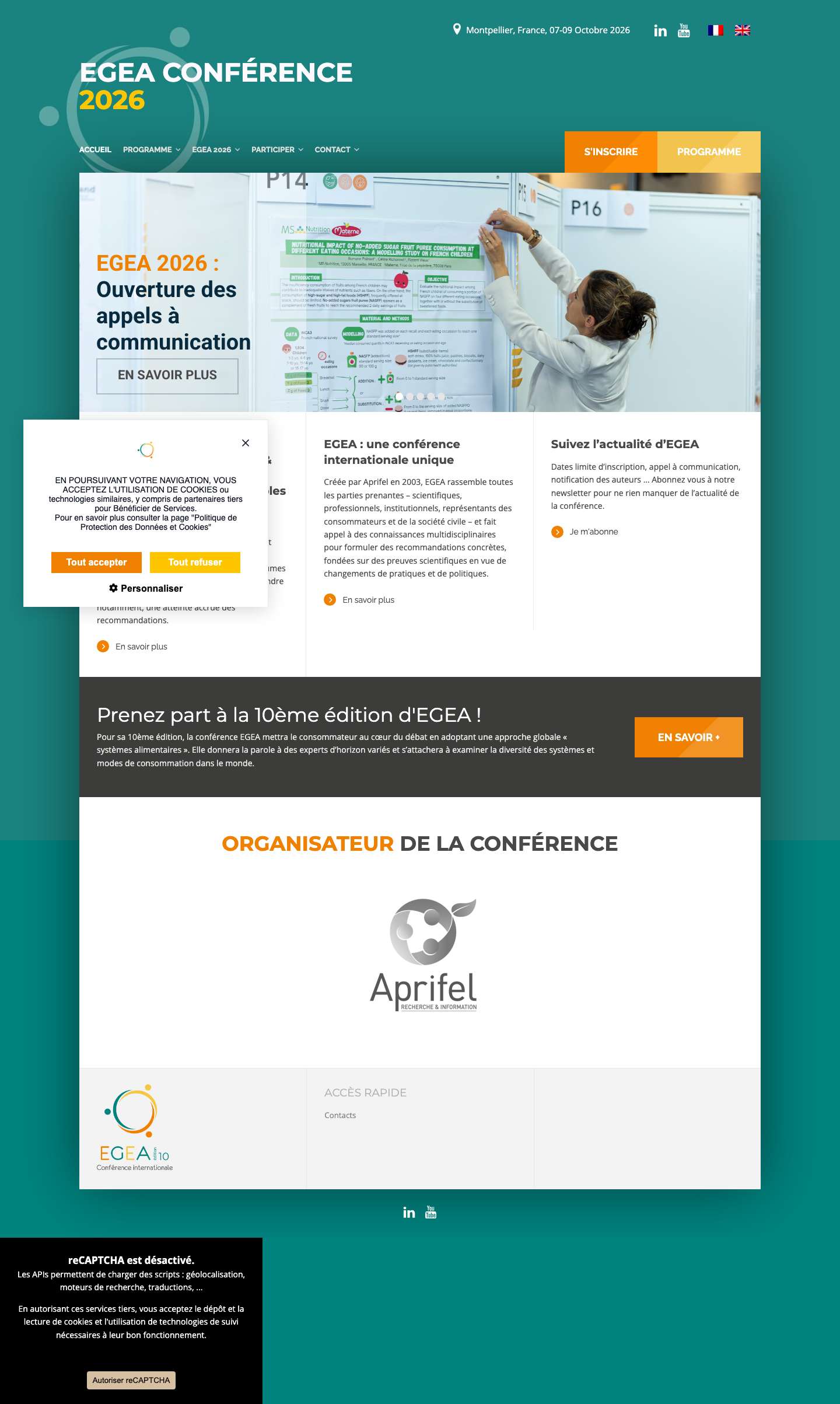 EGEA CONFERENCE 2026 - Full Screenshot