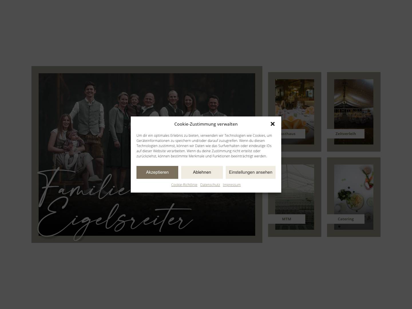 Home - Familie Eigelsreiter - Full Screenshot