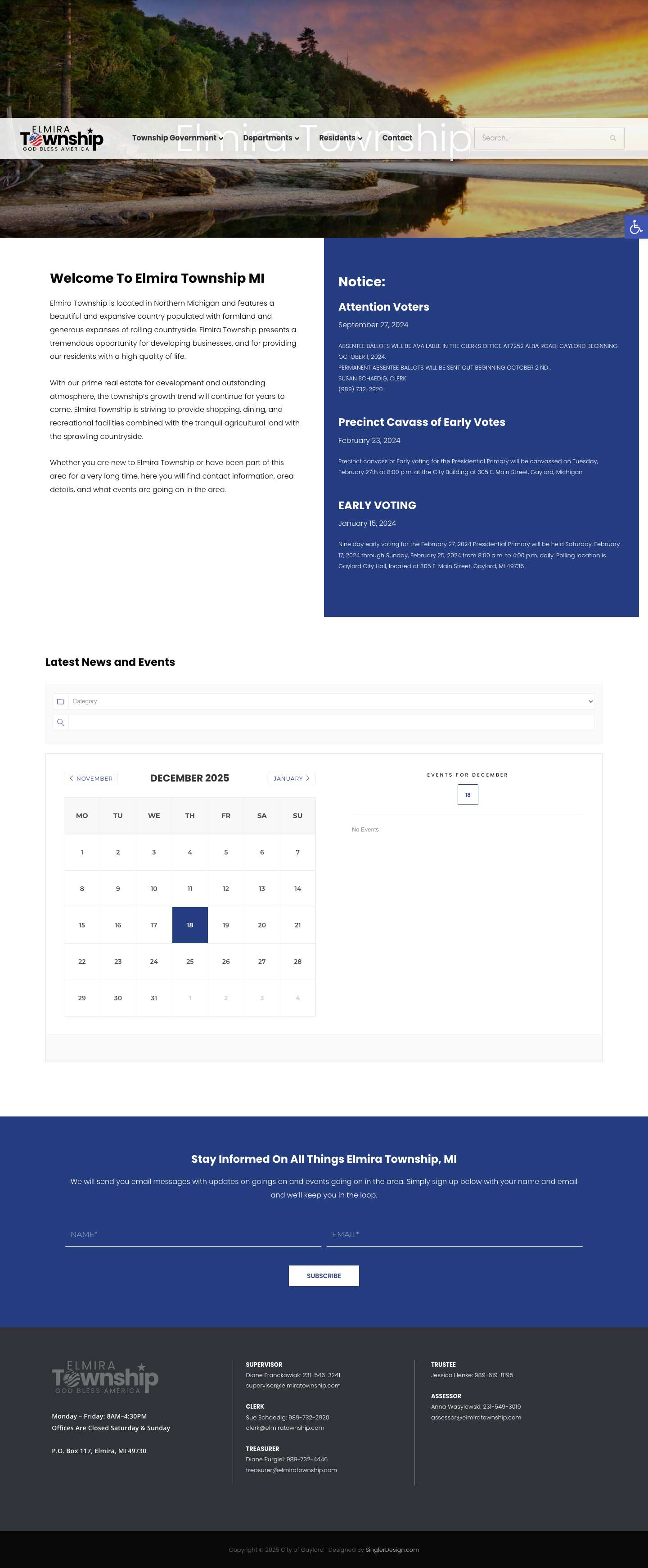 Home - Elmira Township MIAccessibility ToolsIncrease TextDecrease TextGrayscaleHigh ContrastNegative ContrastLight BackgroundLinks UnderlineReadable FontReset - Full Screenshot