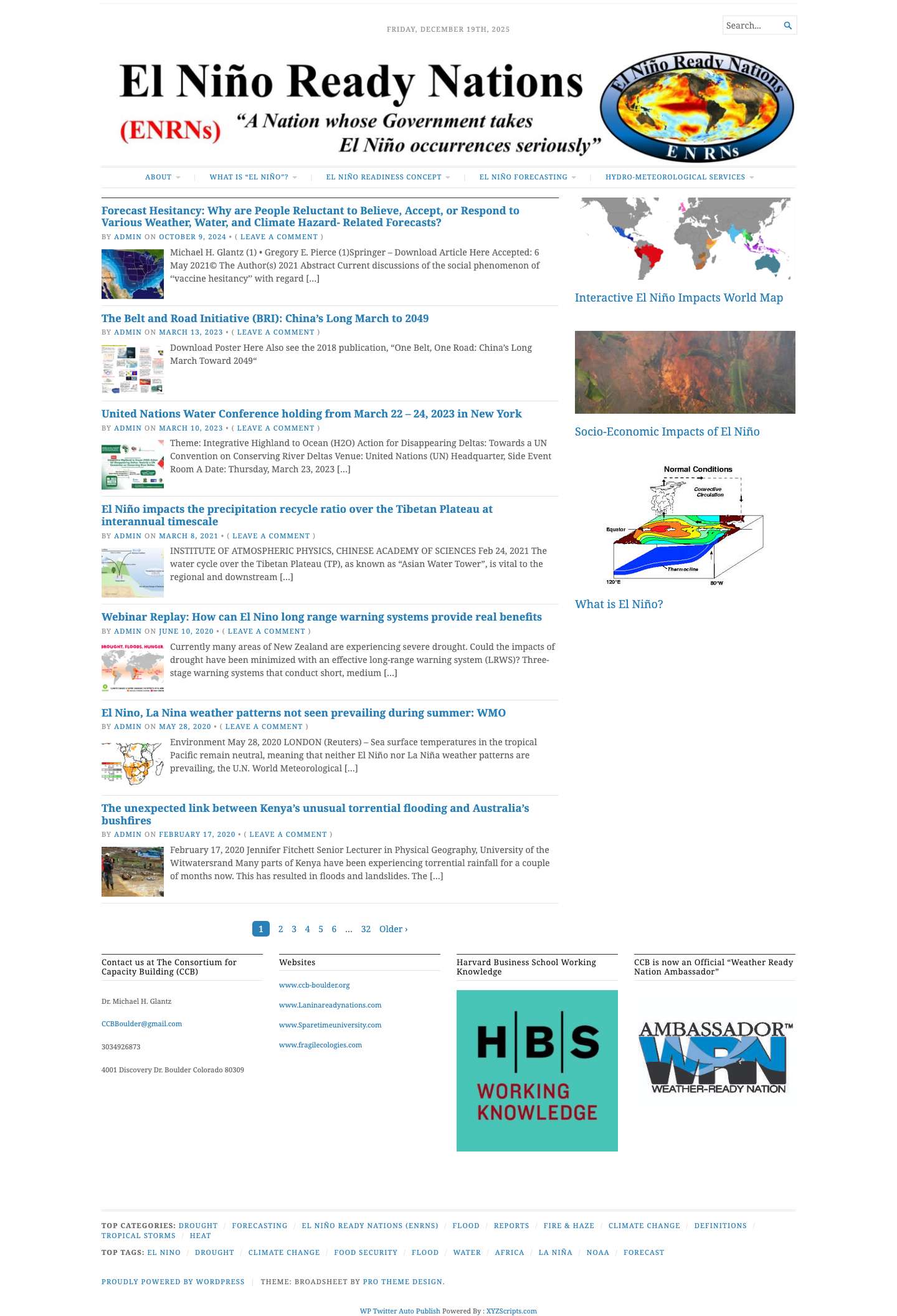 El Niño Ready Nations - Full Screenshot