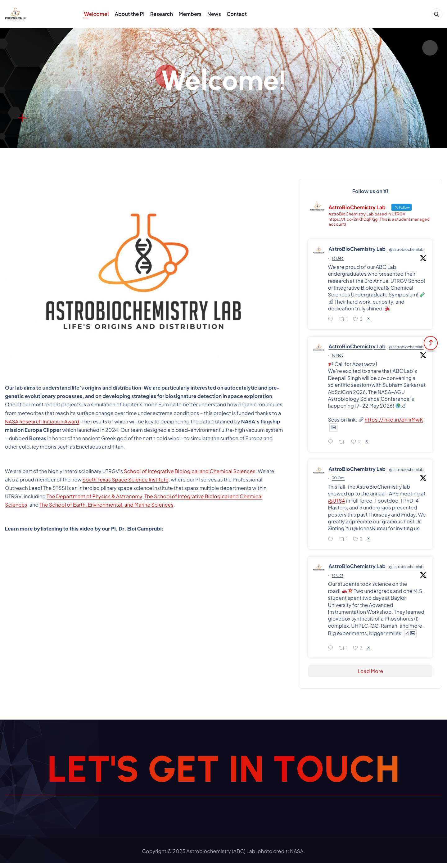 Astrobiochemistry (ABC) Lab – Investigating the Origins of Life - Full Screenshot