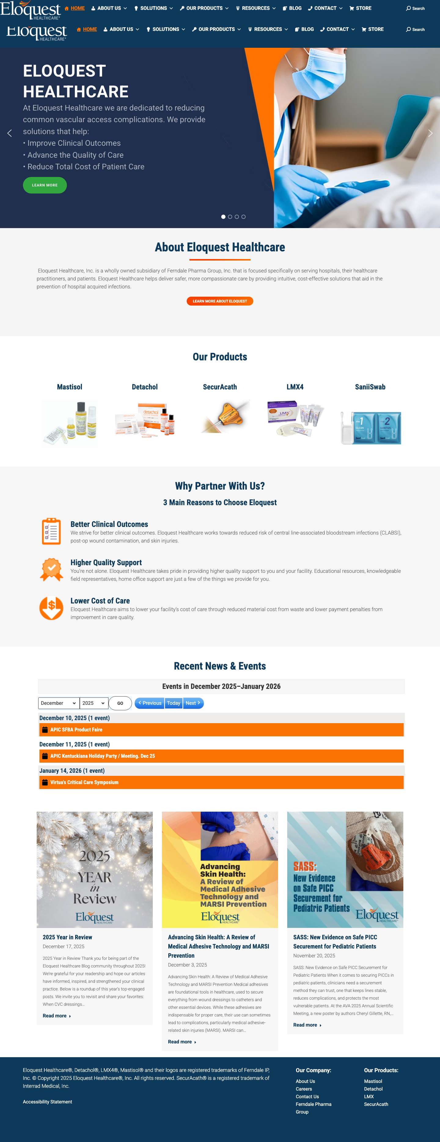 Eloquest Healthcare, Inc. – We Care About the Care You DeliverCategory: GeneralCategory: GeneralCategory: General - Full Screenshot