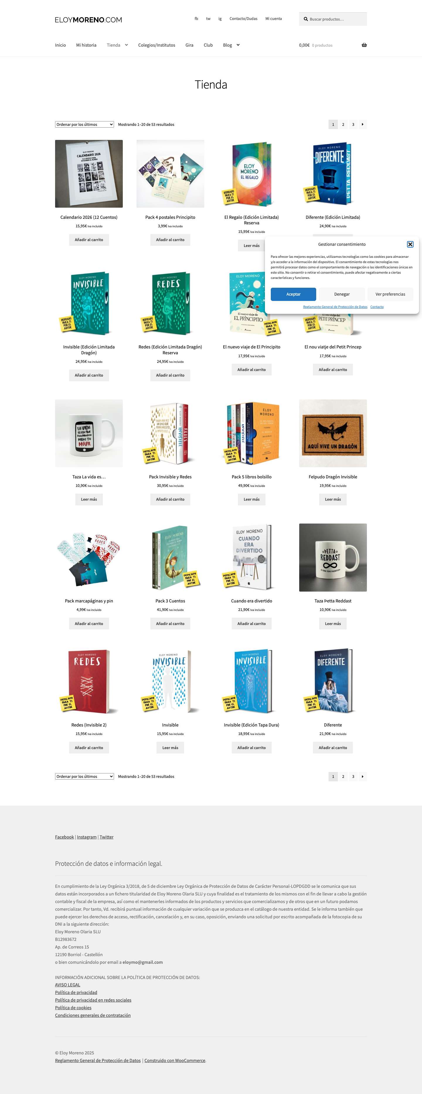 Tienda - Eloy Moreno - Full Screenshot