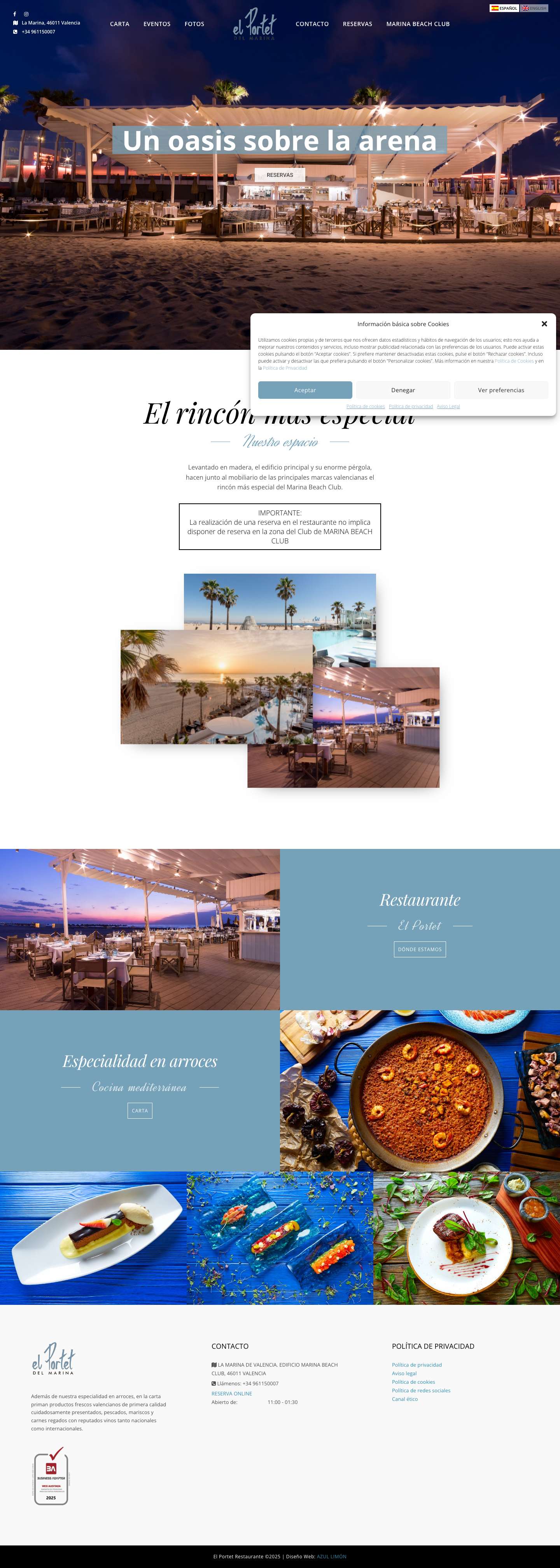 El Portet del Marina – La playa como nunca antes la habías disfrutado - Full Screenshot