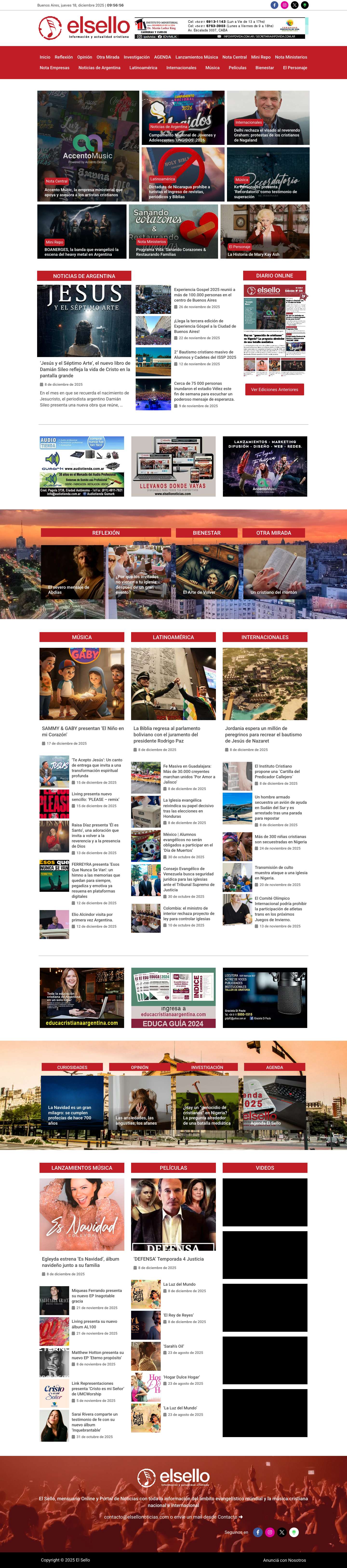 Inicio - El Sello - Full Screenshot