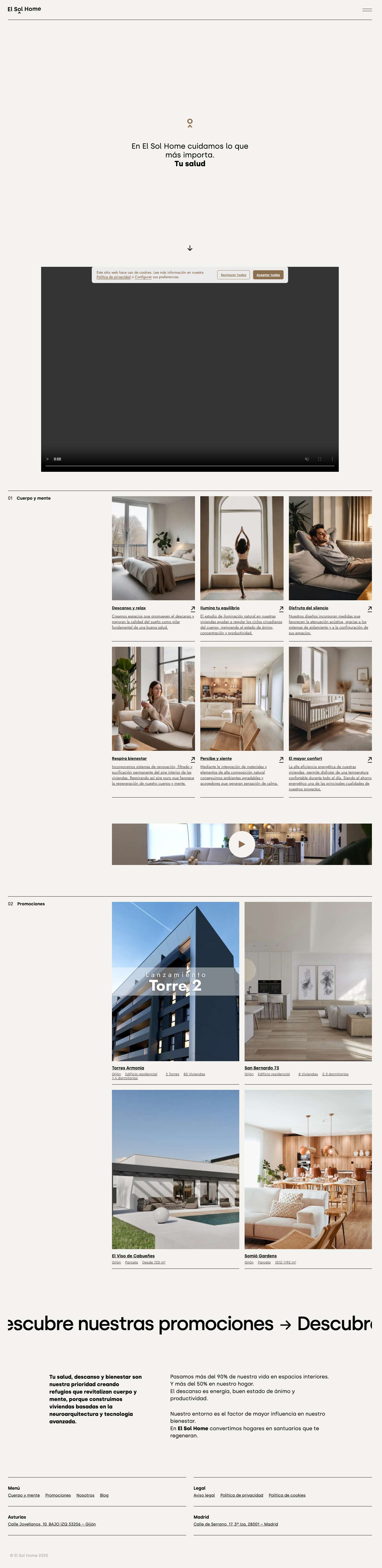 El Sol Home - Cuidamos lo que más importa. Tu salud - Full Screenshot