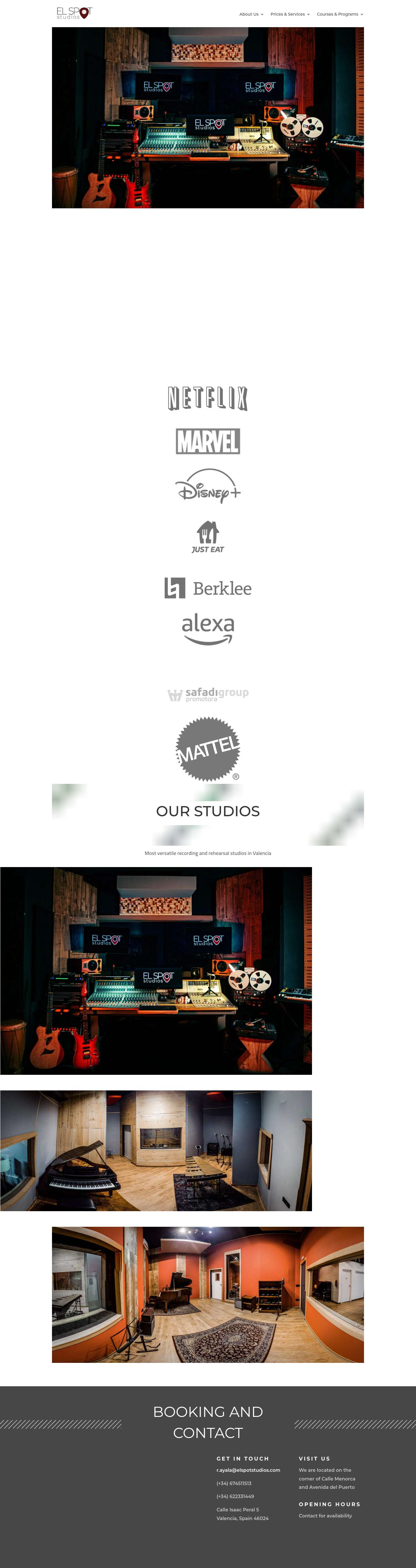 El Spot Studios - Full Screenshot