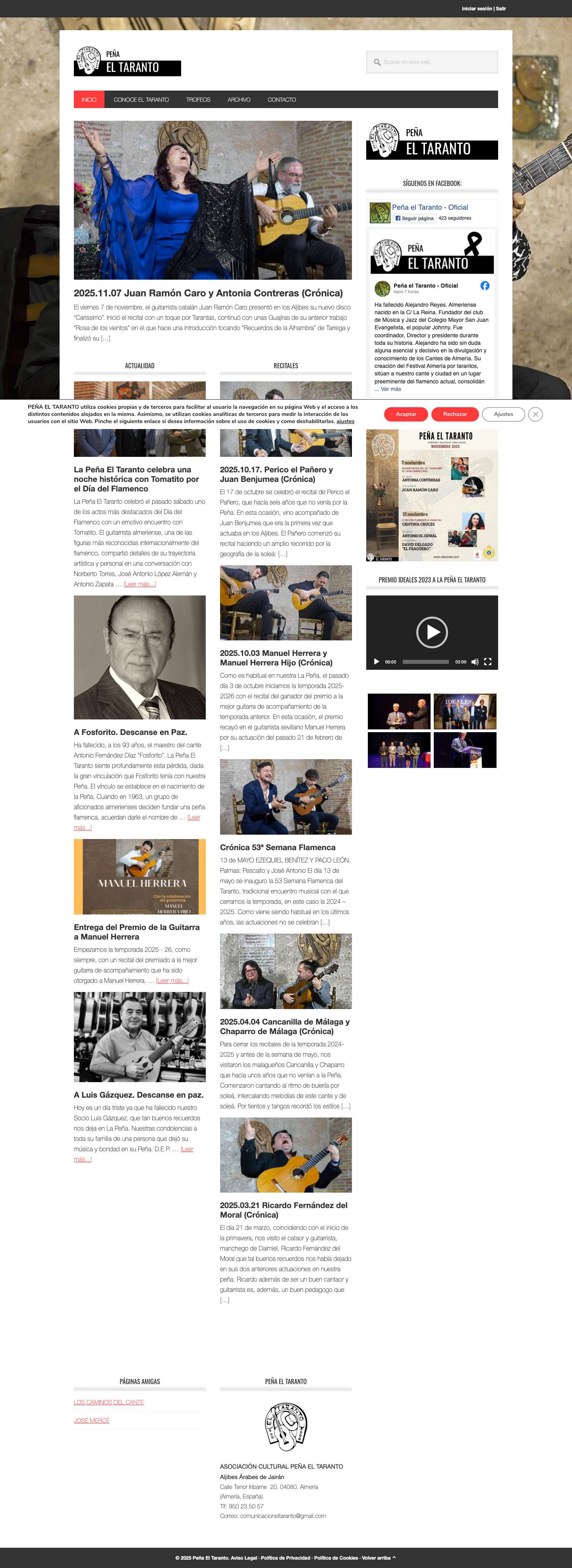 Peña El Taranto - Full Screenshot