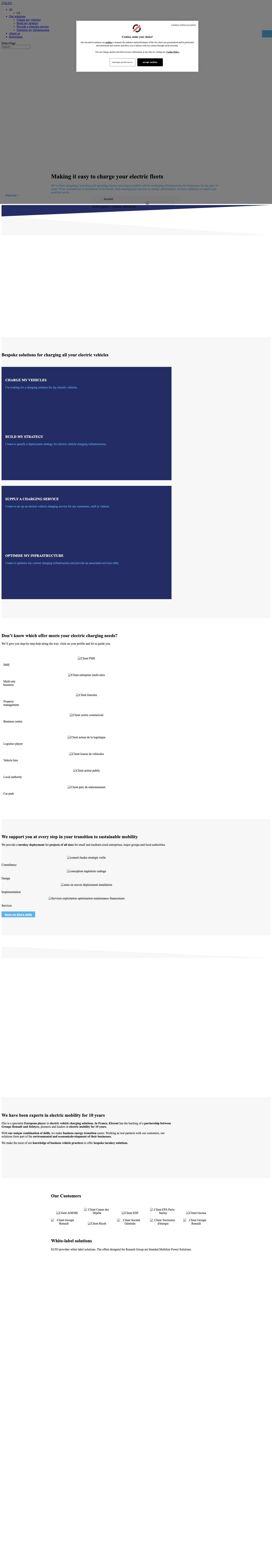 ELTO | Charging your electric fleets made easy - ELTO - Full Screenshot