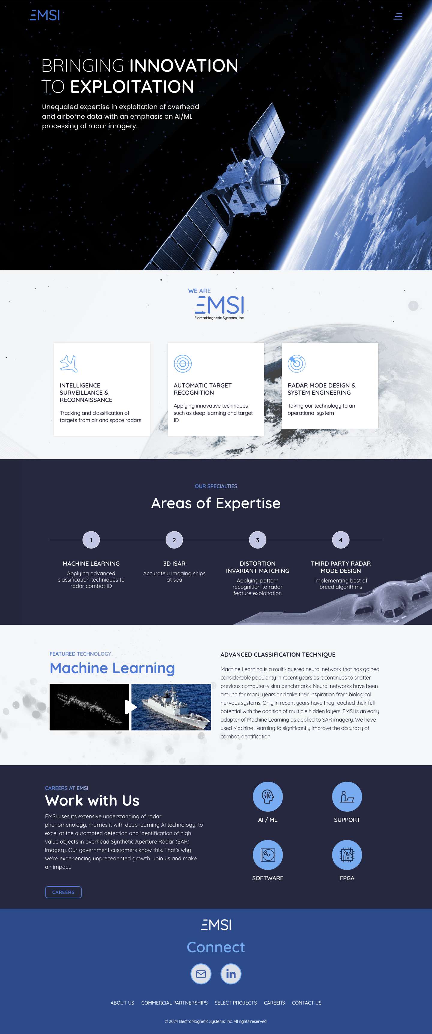EMSI – ElectroMagnetic Systems Inc. - Full Screenshot