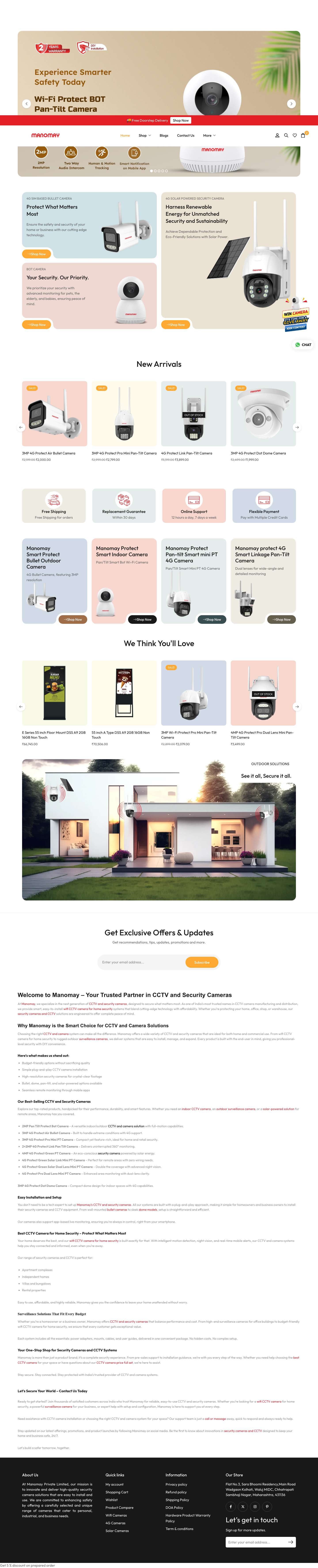 India’s No.1 CCTV and Security Cameras | Trusted & Affordable - Full Screenshot