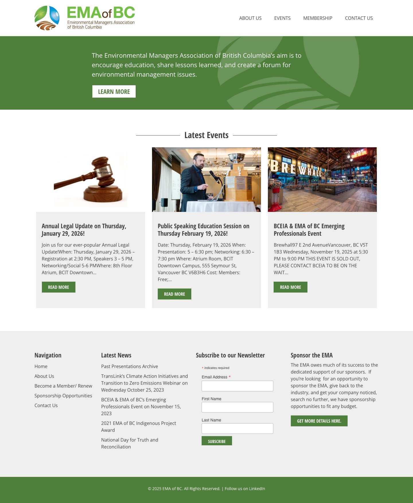 EMA of BC - Full Screenshot