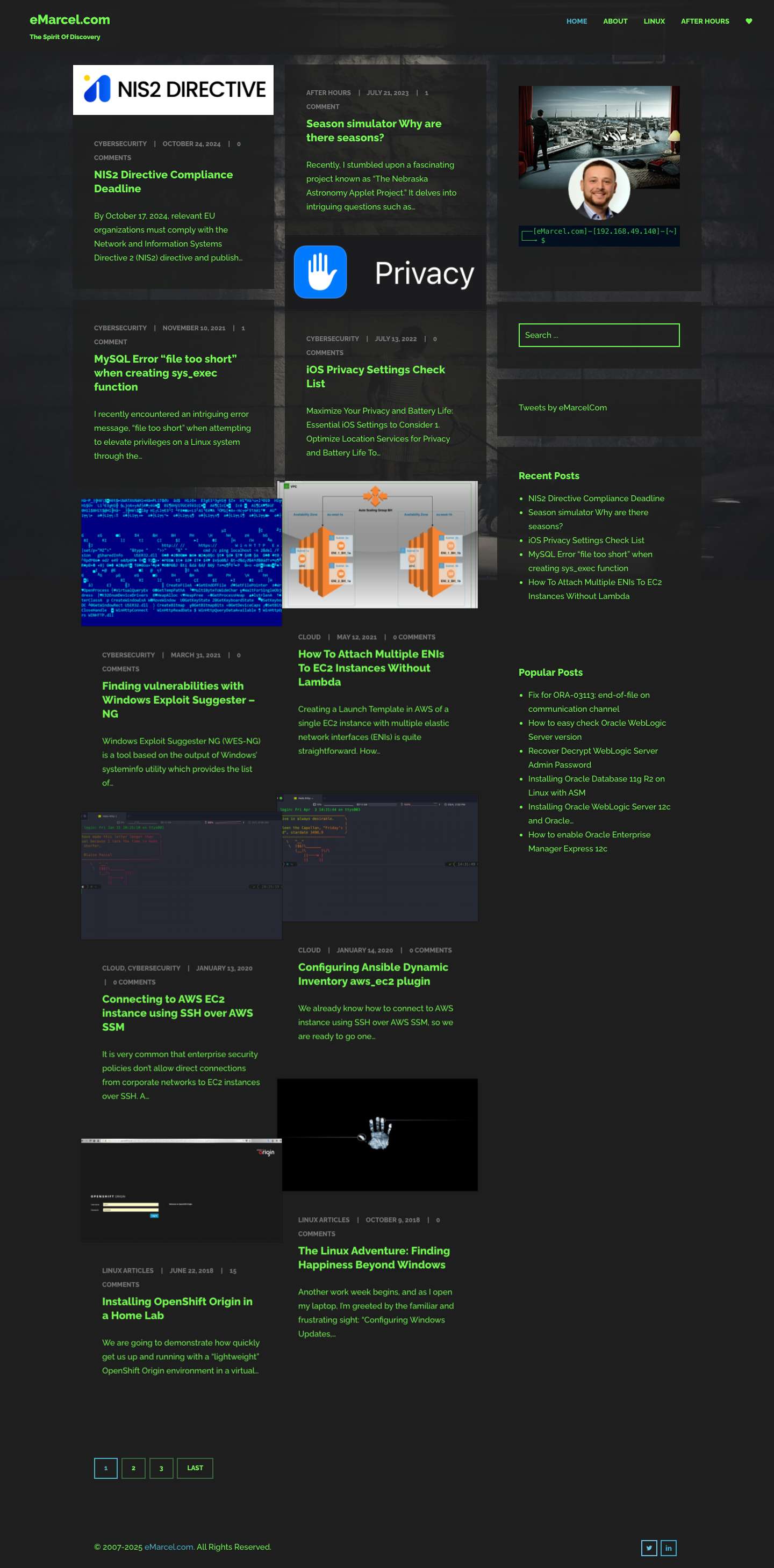 eMarcel.com - The Spirit of Discovery - Full Screenshot