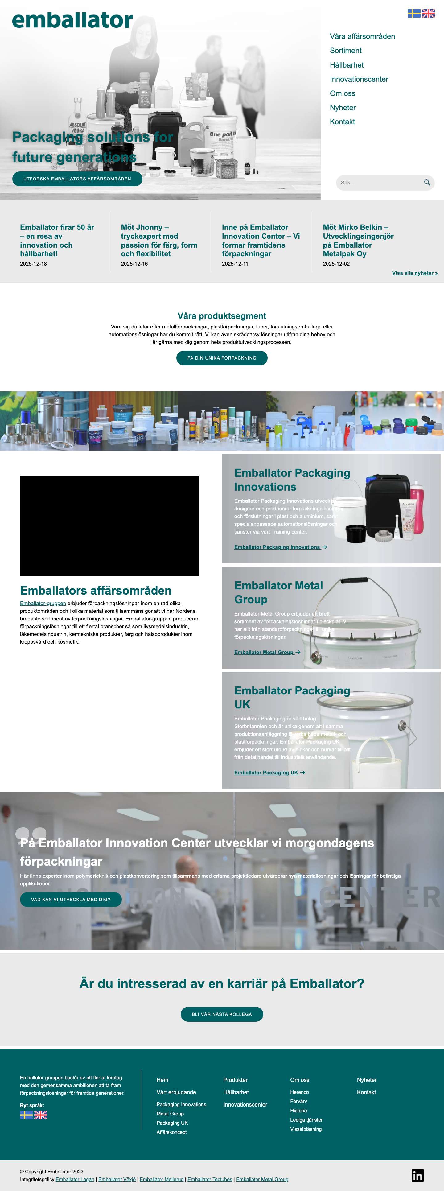 Emballator - Packaging solutions for future generations - Full Screenshot