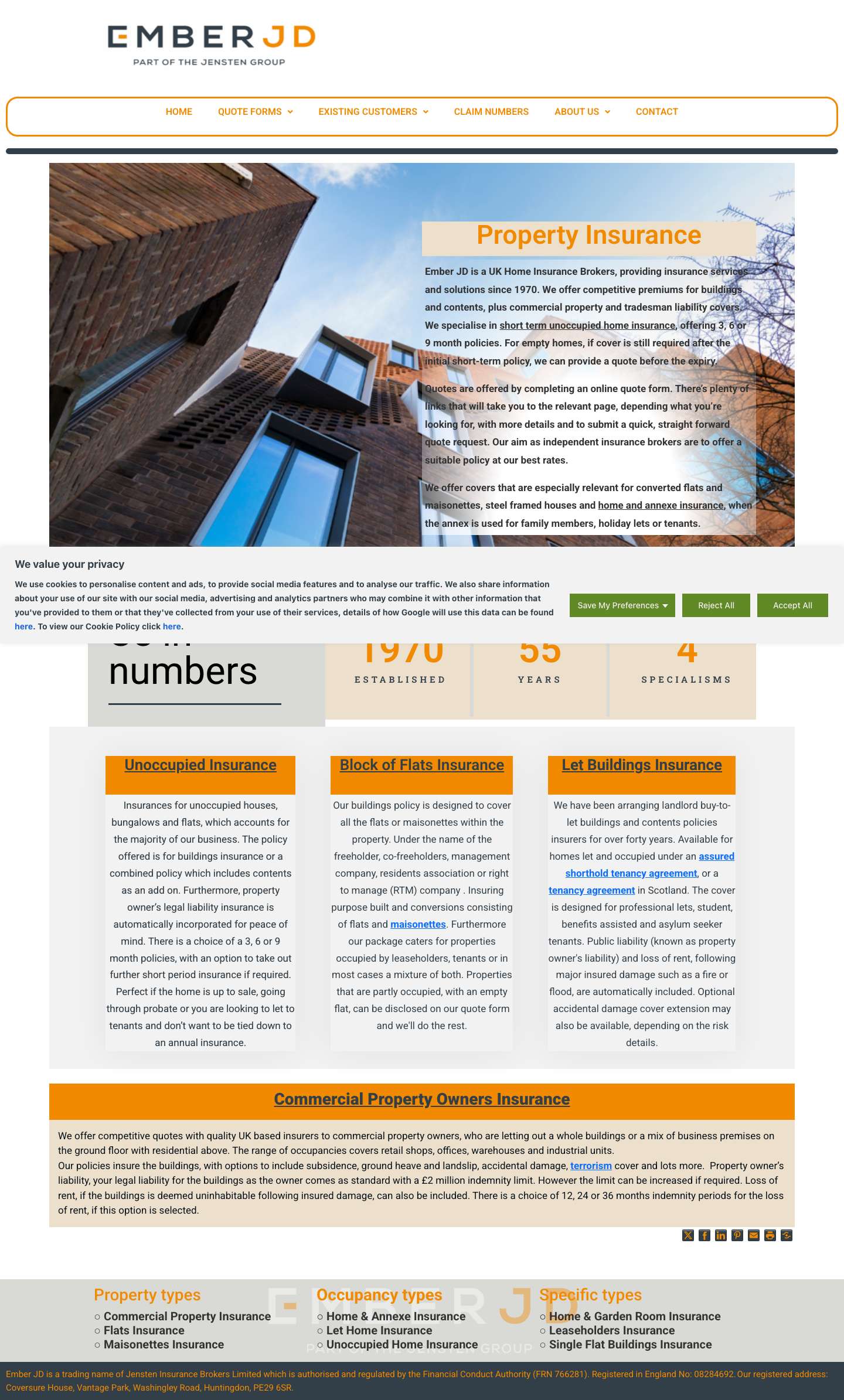 Home Insurance Brokers | UK Buildings Insurance | Quotes - Full Screenshot