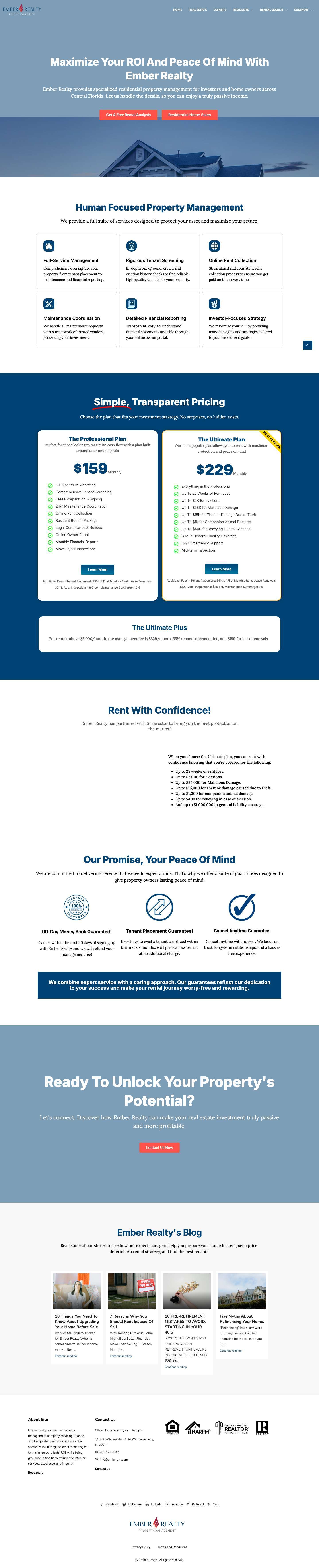 Homepage - Emberpm.com - Full Screenshot