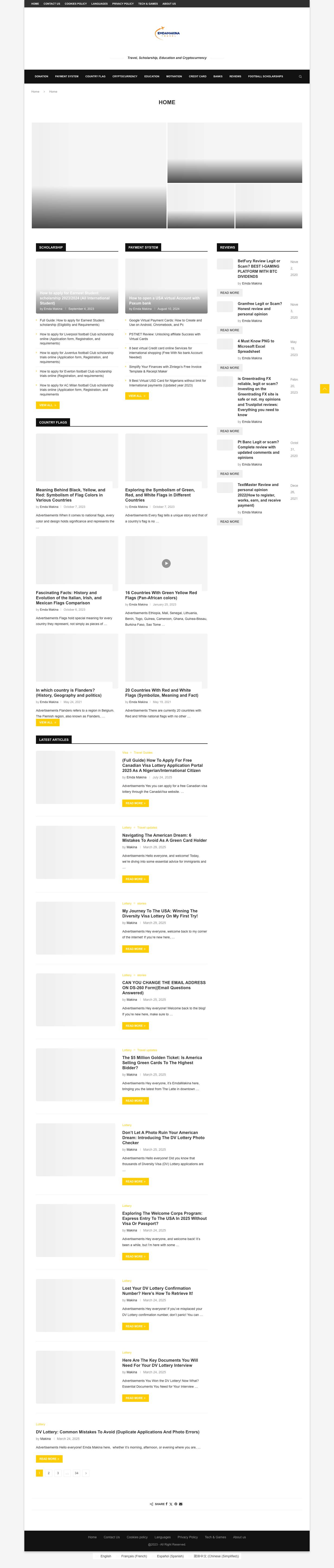 Home - Emdamakina - Full Screenshot