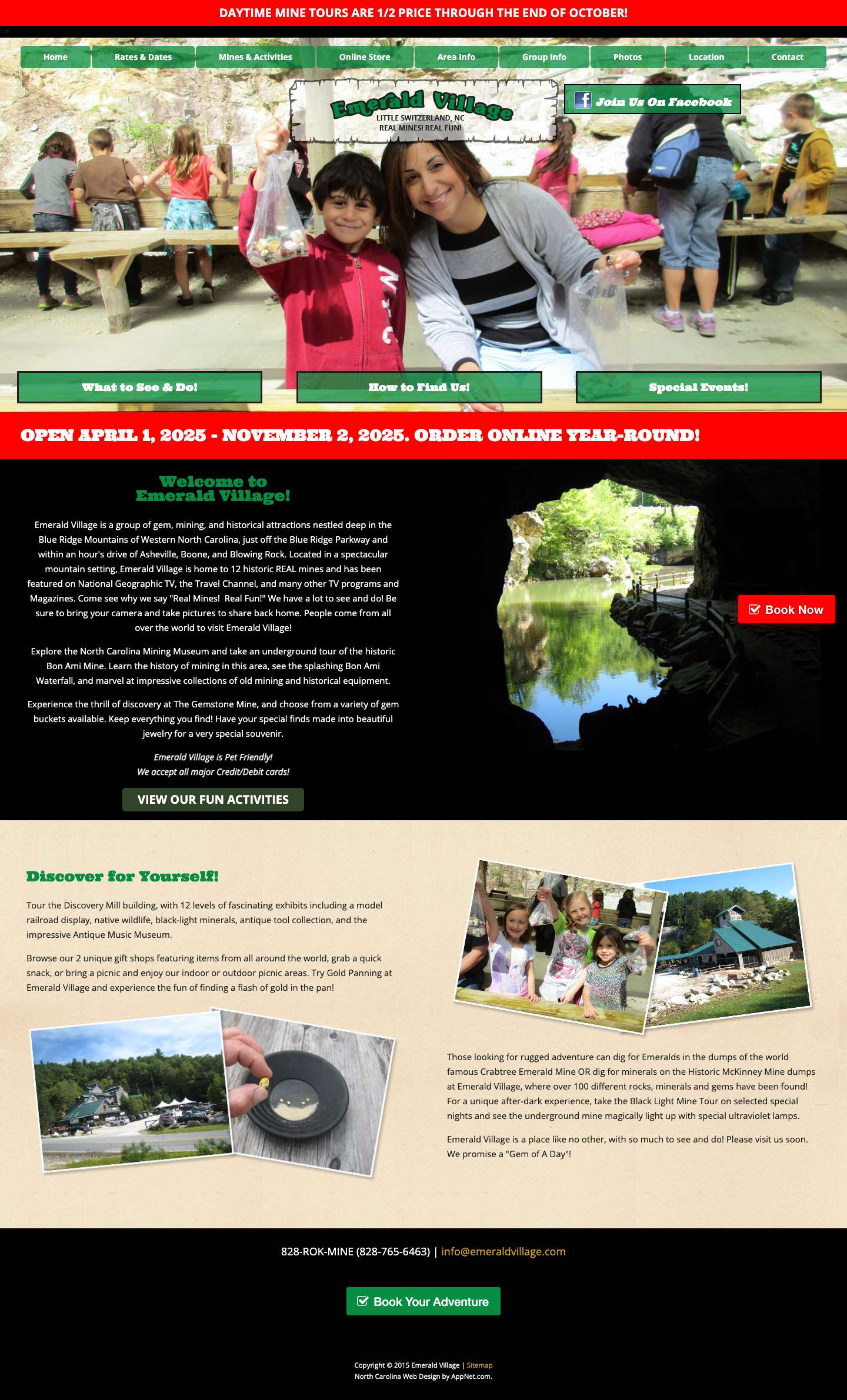 Emerald Village - Gem Mines North CarolinaEmerald Village - Gem Mines North Carolina - Full Screenshot