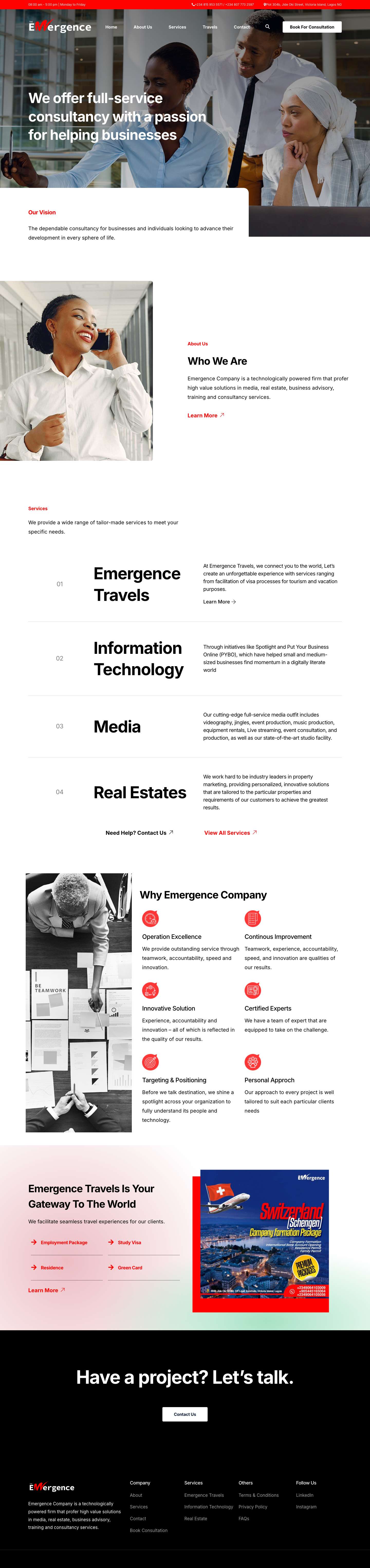 Emergence Company - Emergencecompany - Full Screenshot