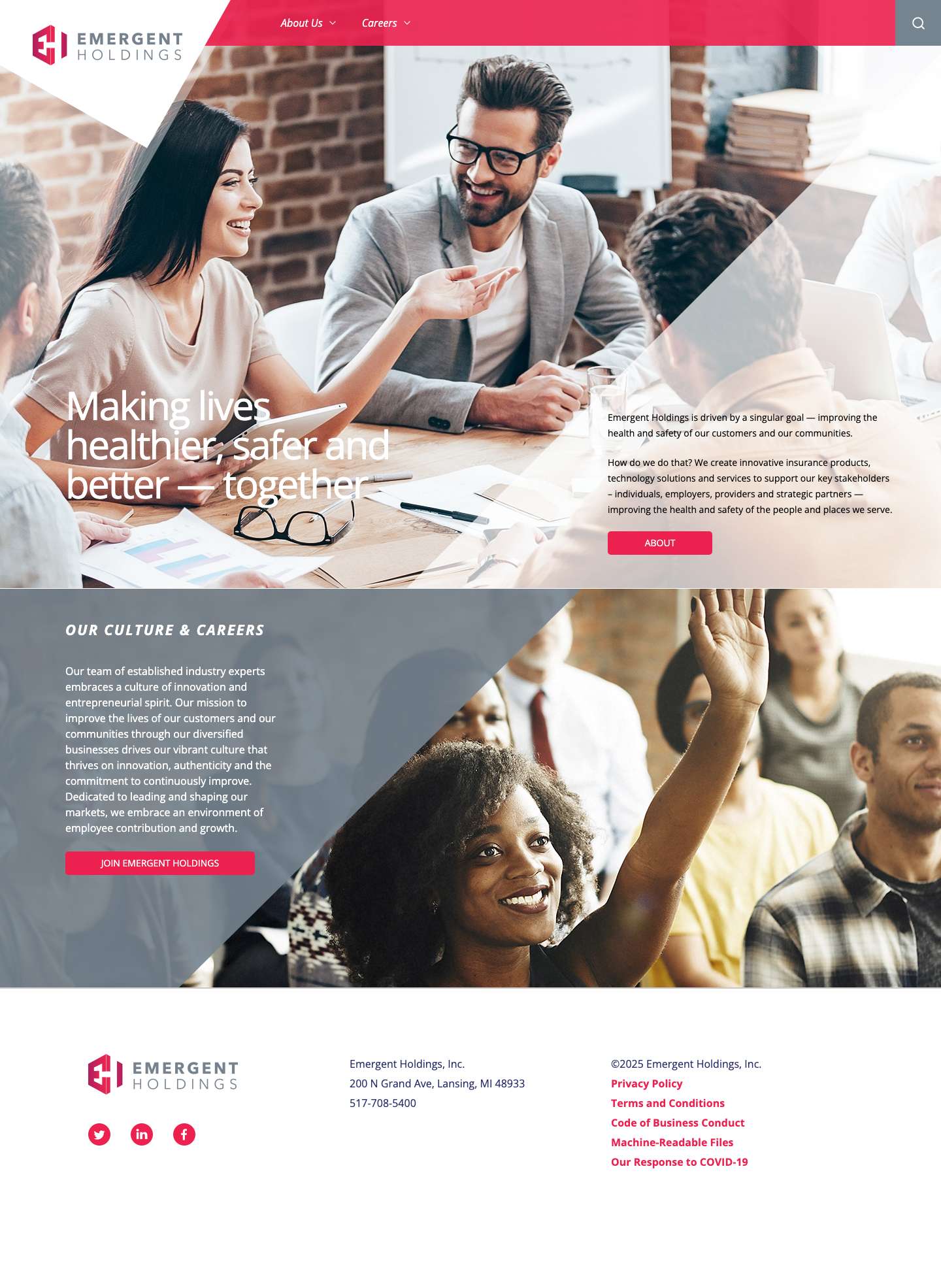 Emergent Holdings - Full Screenshot