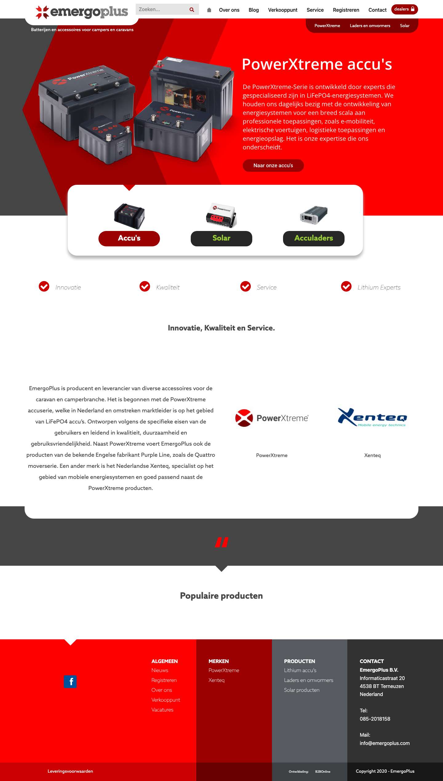 Home - Emergoplus - Full Screenshot