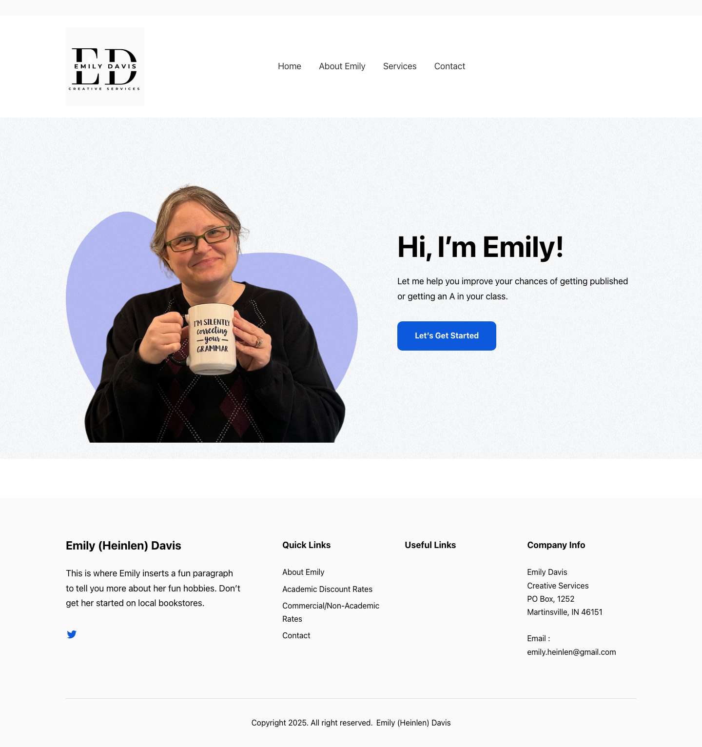 Emily (Heinlen) Davis - Full Screenshot