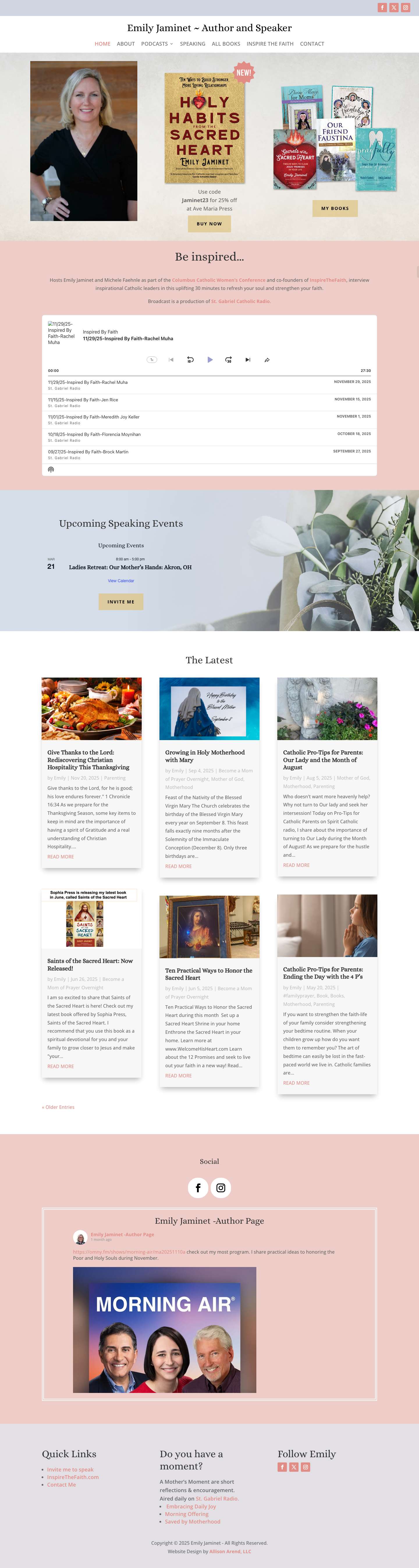 Home - Emily Jaminet - Full Screenshot