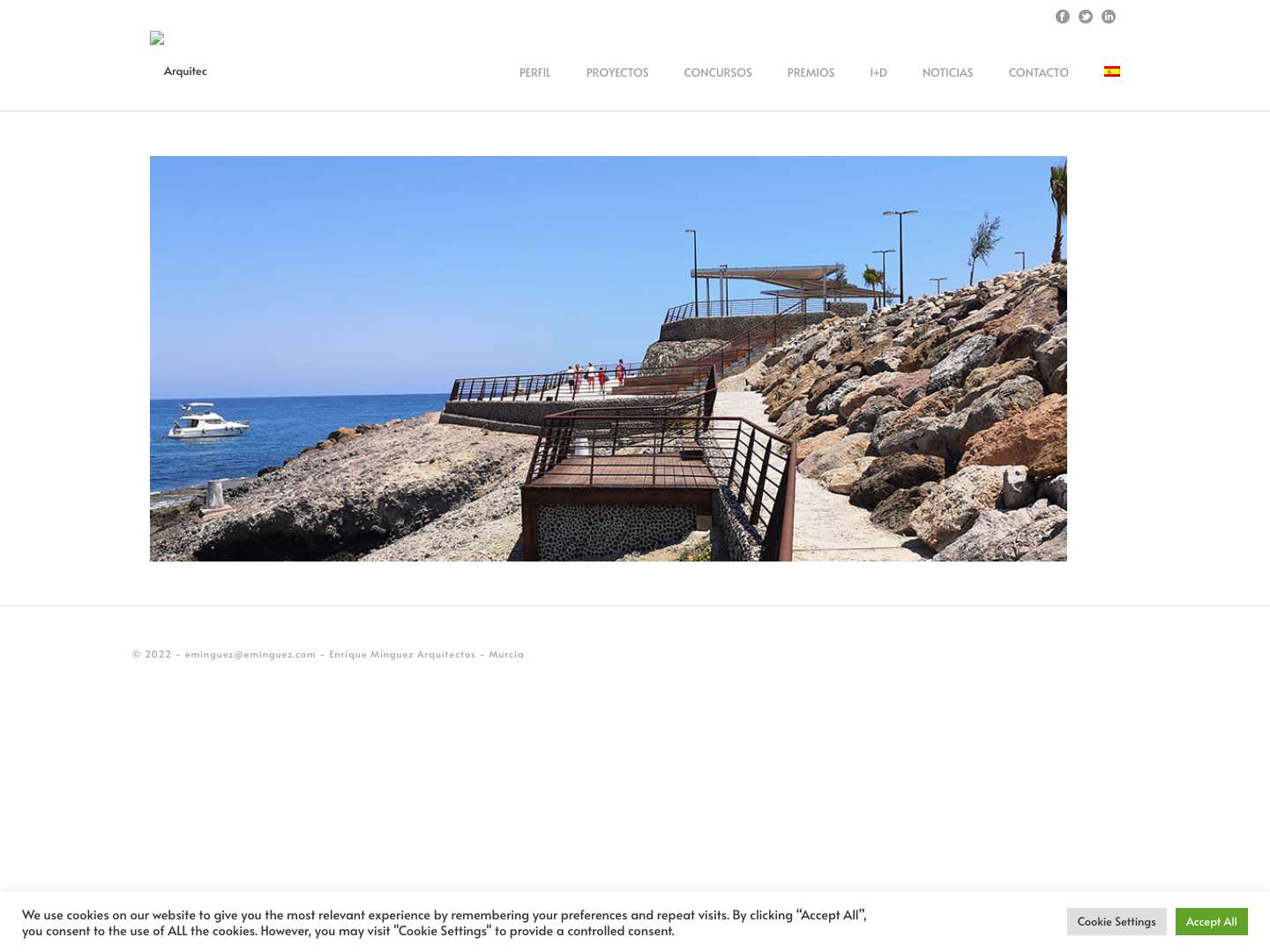 Enrique Mínguez Arquitectos - Enrique Mínguez Martínez - Full Screenshot