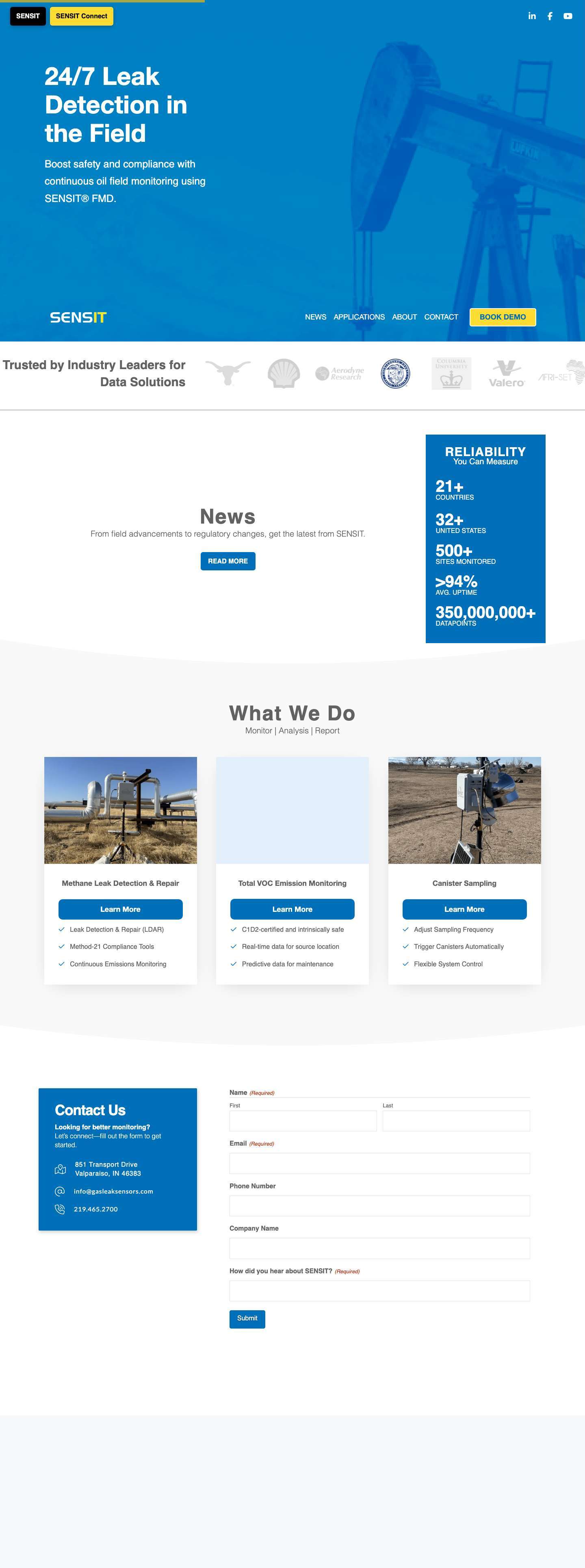 Emission Monitors - Full Screenshot