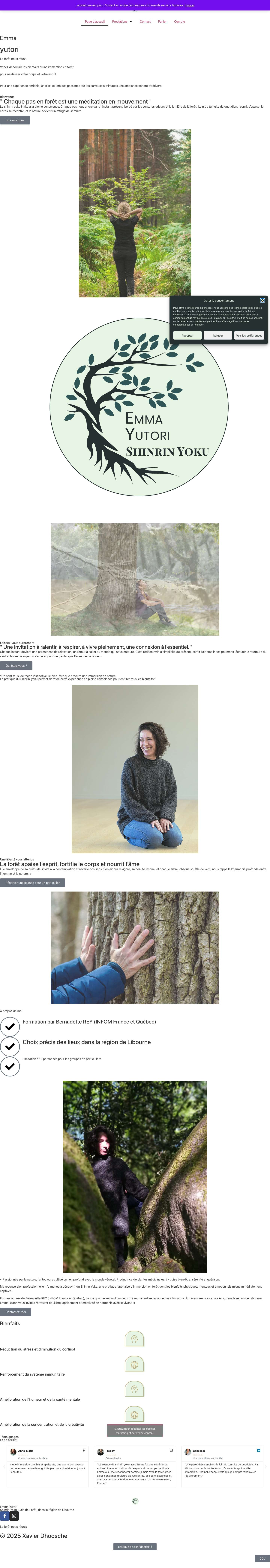 Emma Yutori | Un voyage intérieur au cœur de la nature | - Full Screenshot