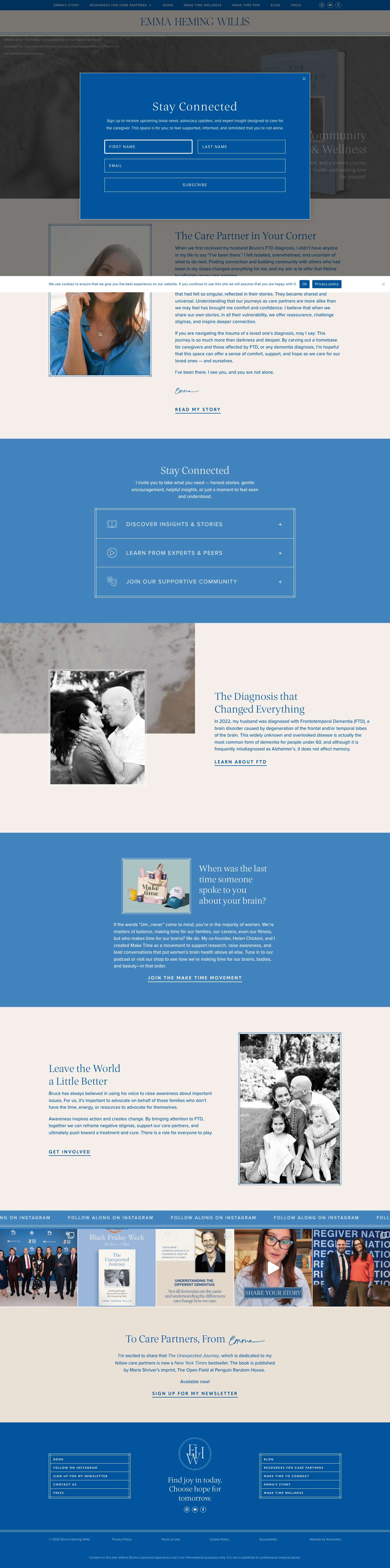 Emma Heming Willis - Official Website & Blog - Full Screenshot