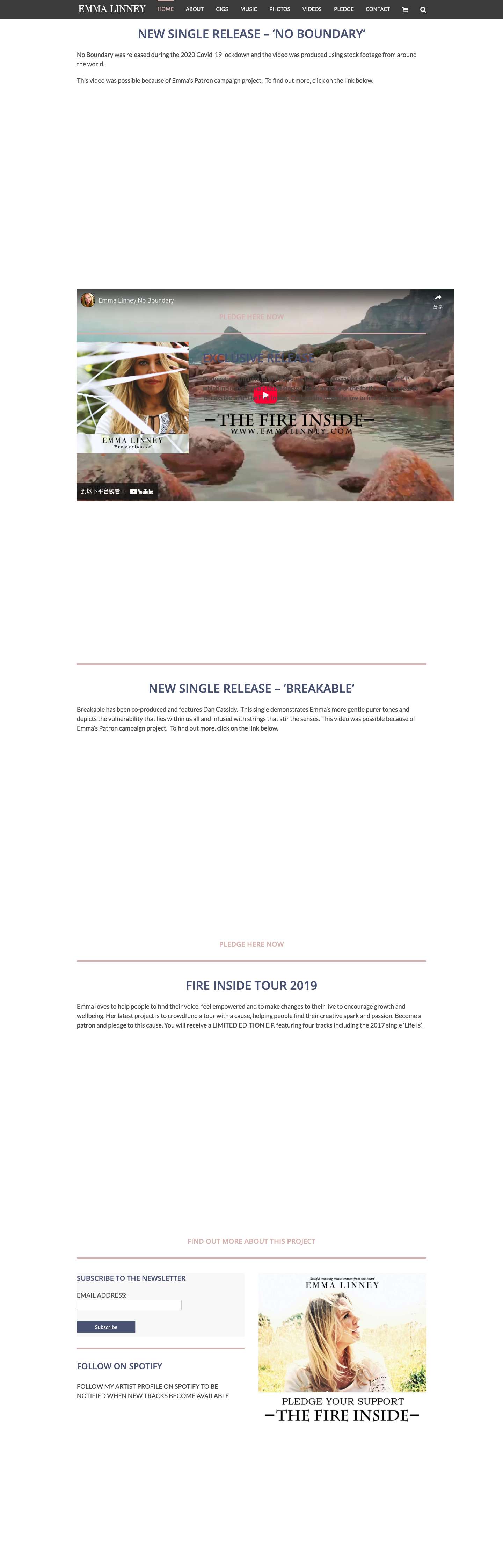 Home - Emma Linney - Full Screenshot