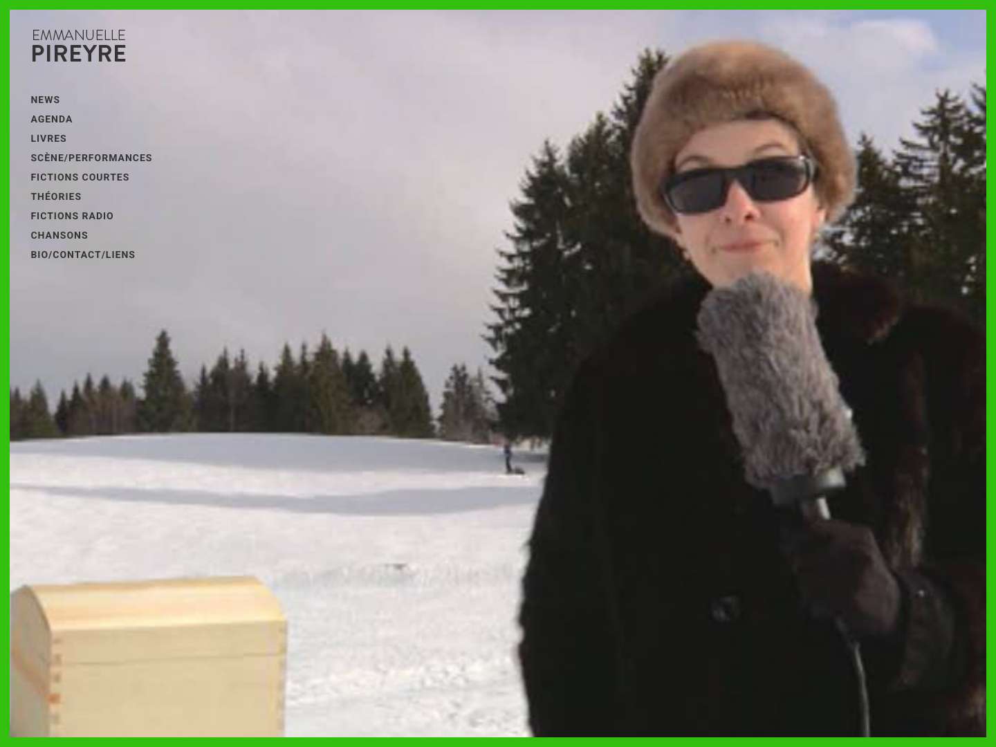 Emmanuelle Pireyre | Site officiel de l'autrice - Full Screenshot