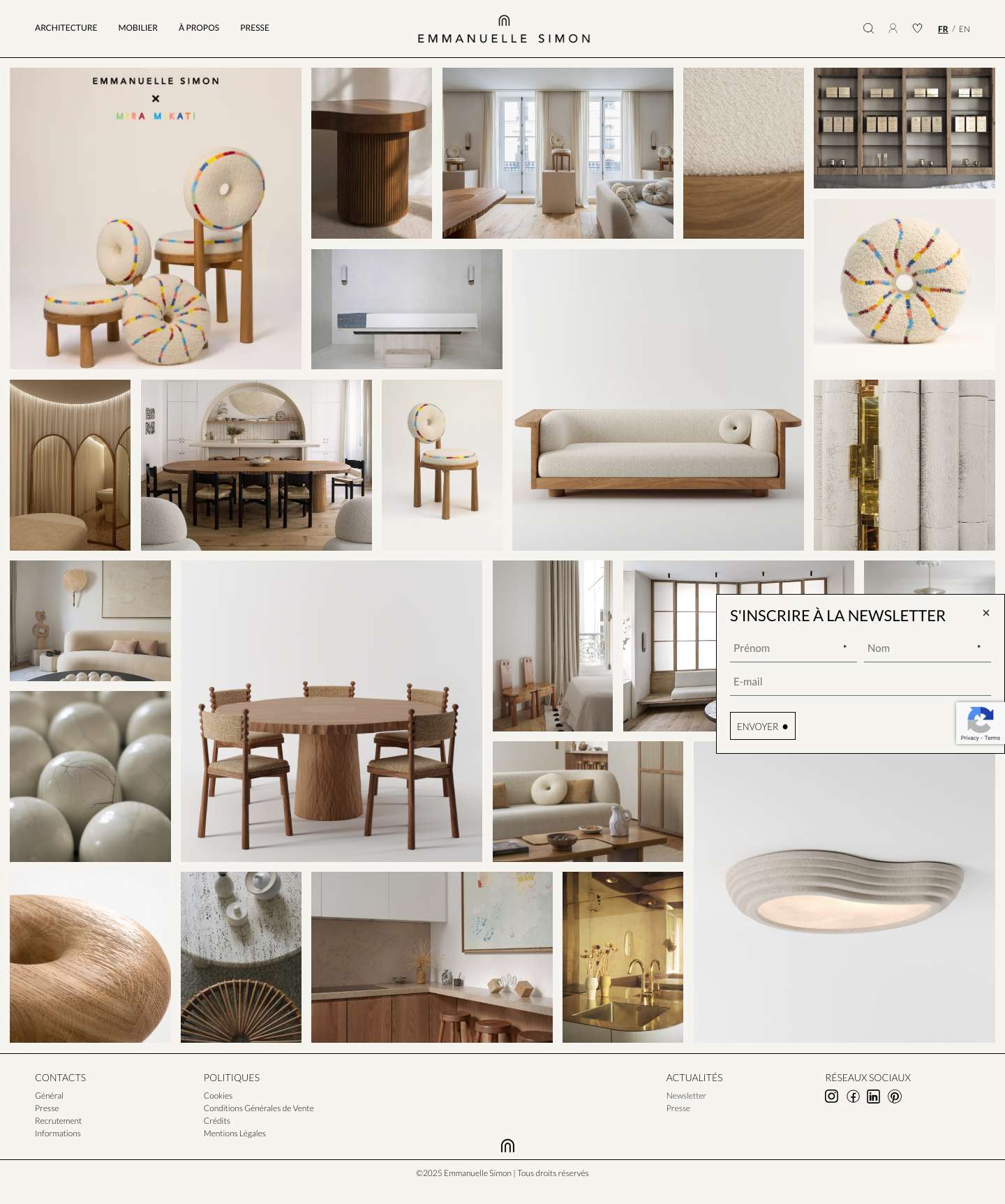 Page d'accueil | Emmanuelle Simon - Full Screenshot