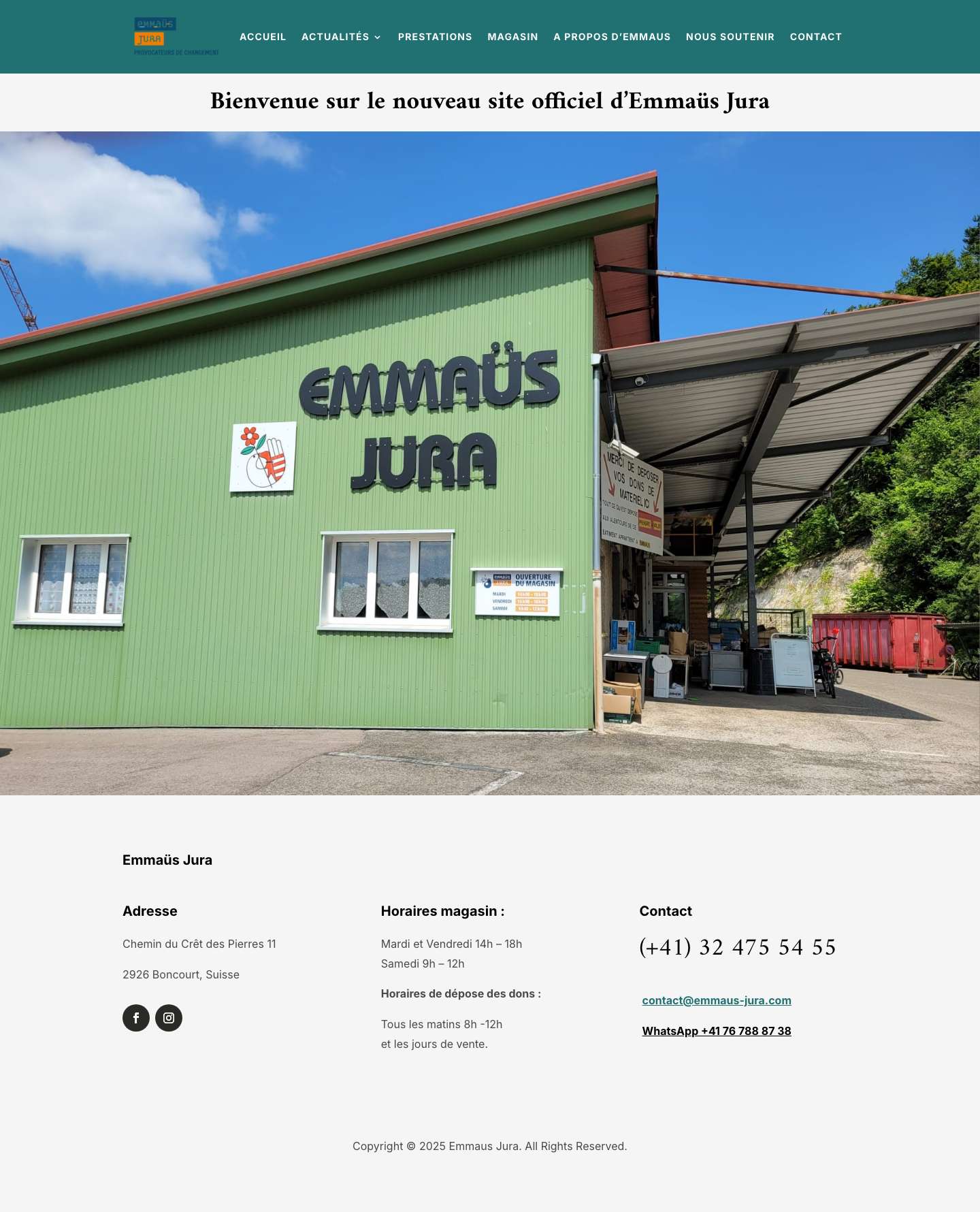Emmaus Jura | - Full Screenshot