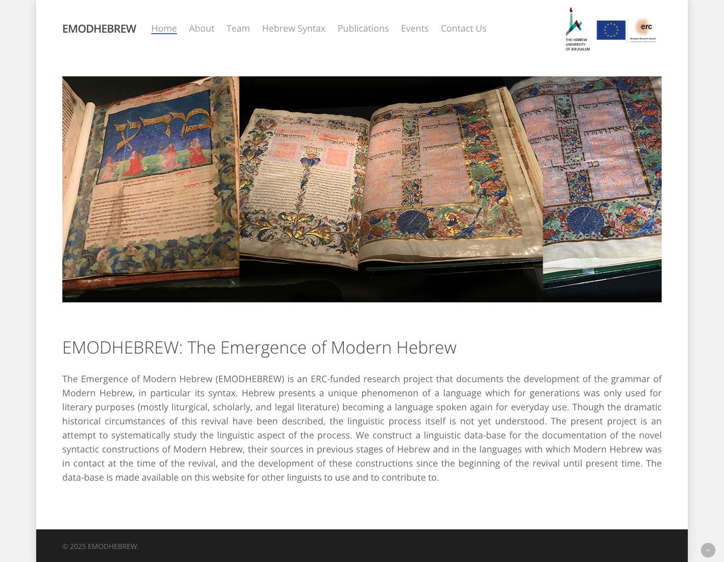 EMODHEBREW – The Emergence of Modern Hebrew - Full Screenshot