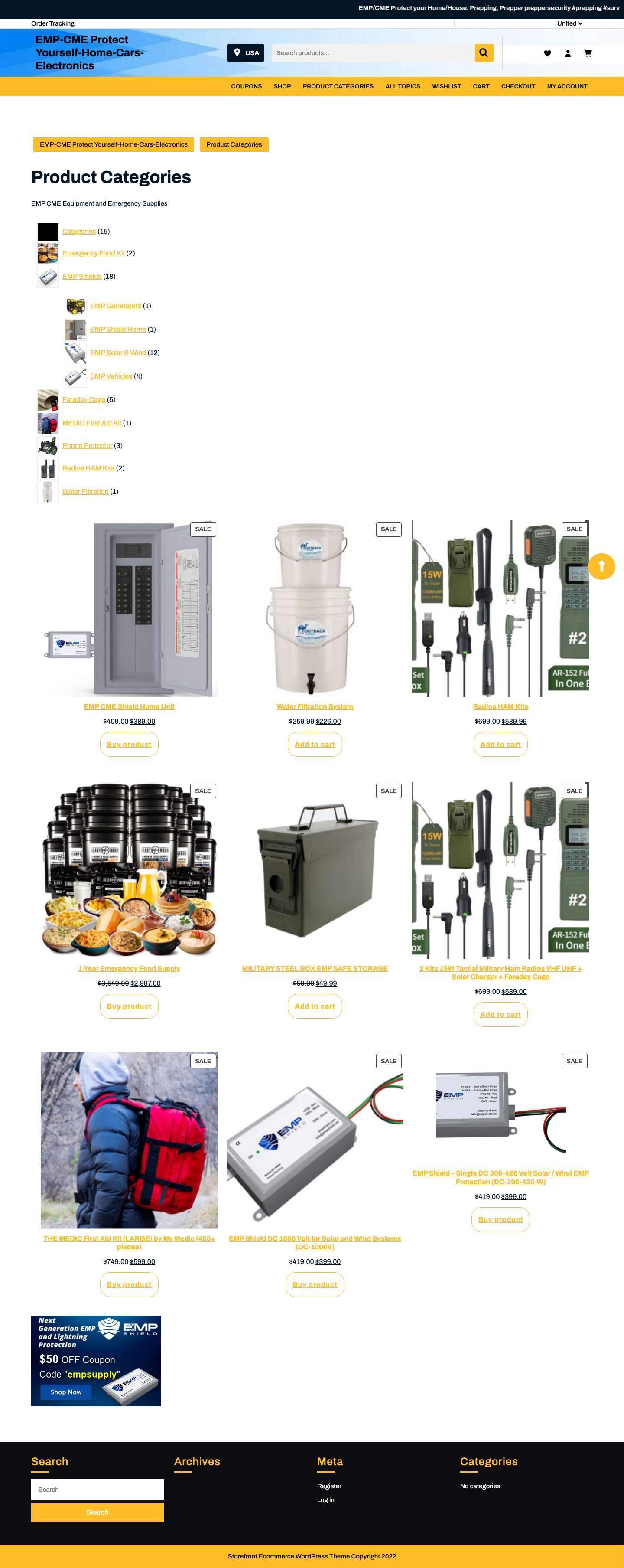 EMP-CME Protect Yourself-Home-Cars-Electronics – Post Your EMP CME Blog Questions - Full Screenshot