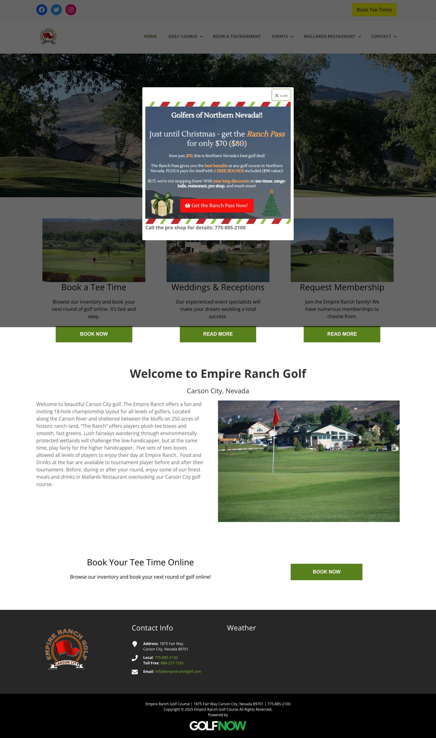 Home - Empire Ranch Golf Course - Full Screenshot
